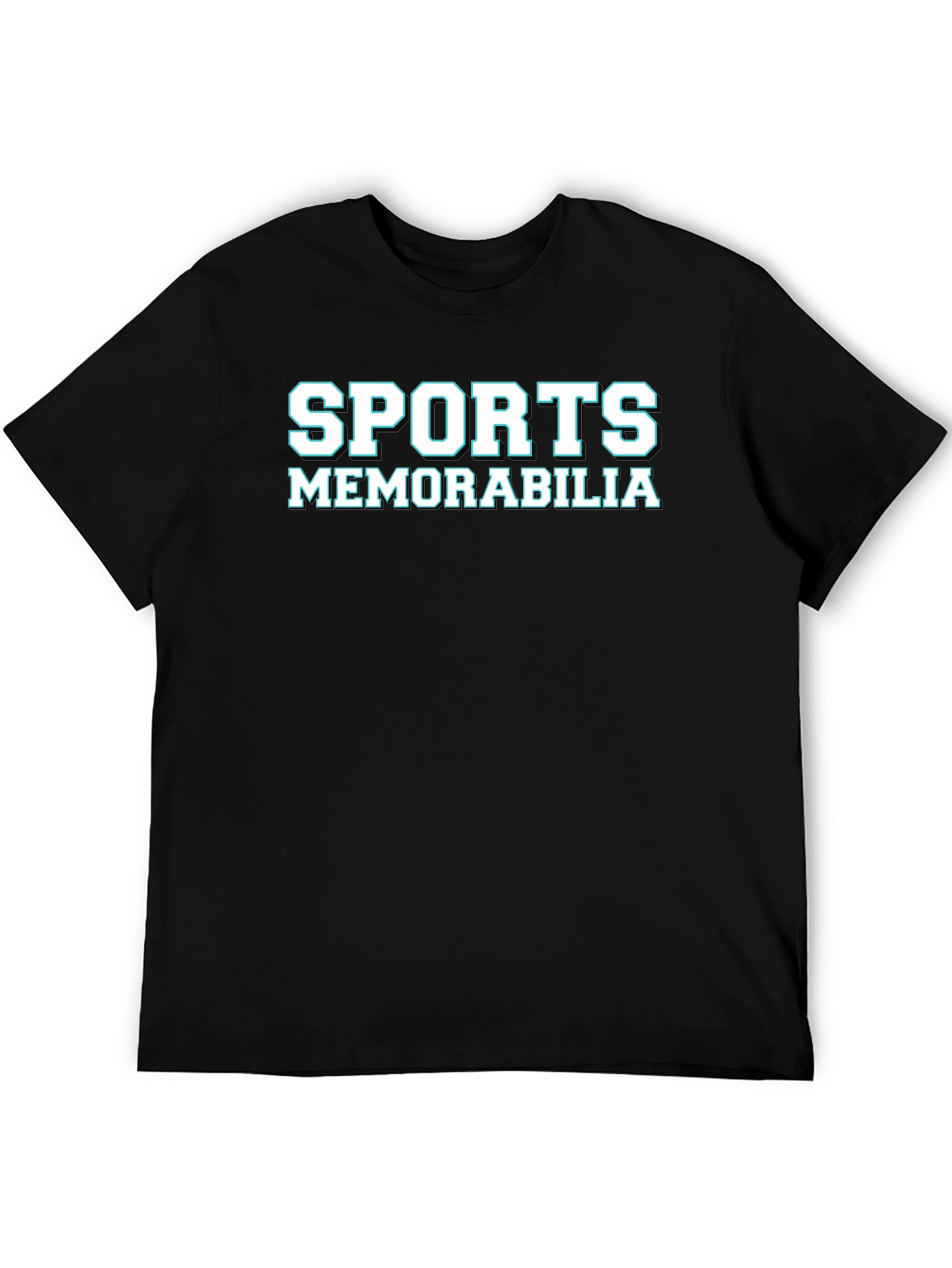 Sports Memorabilia Black Graphic T-Shirt