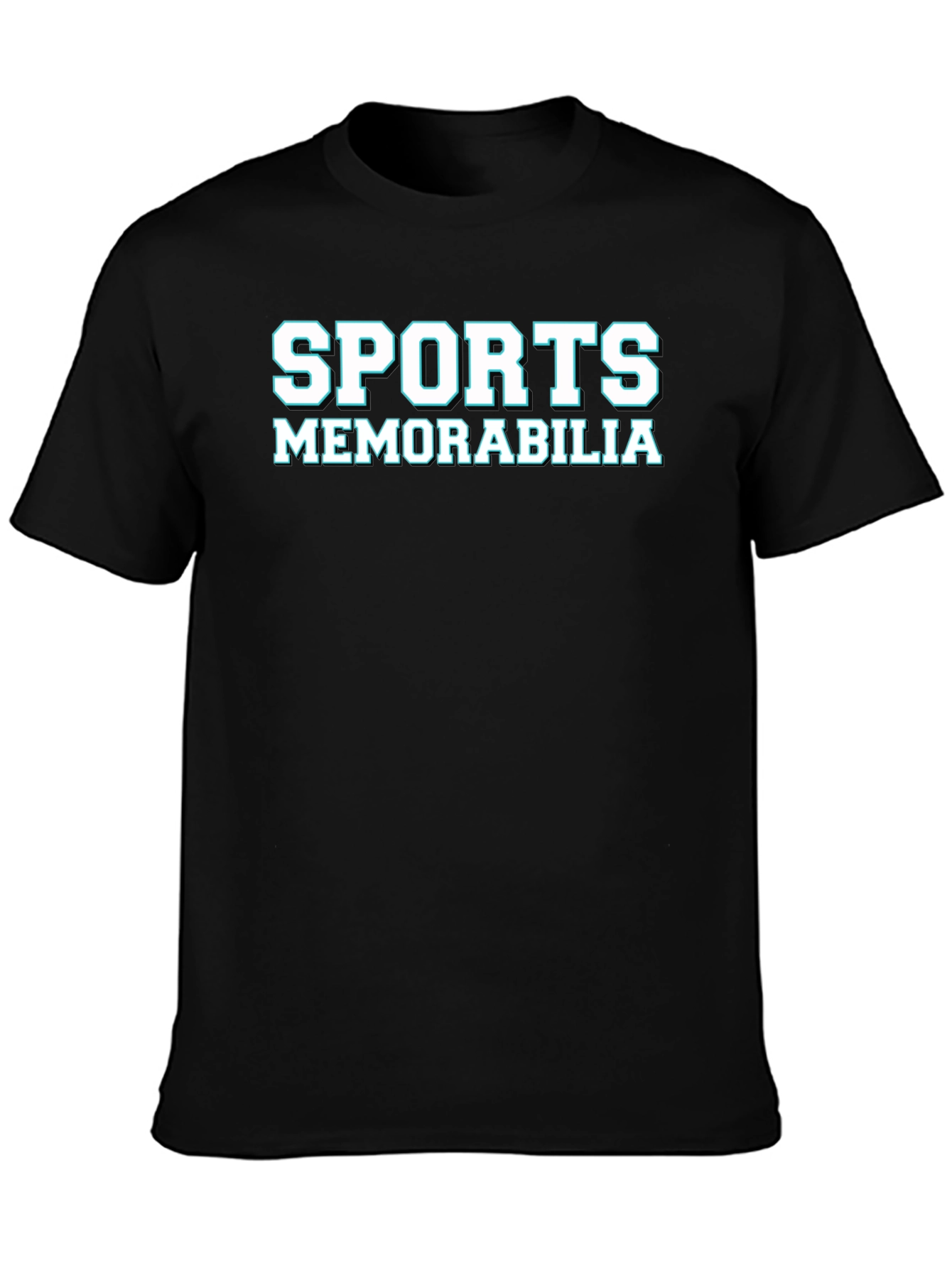 Sports Memorabilia Black Graphic T-Shirt