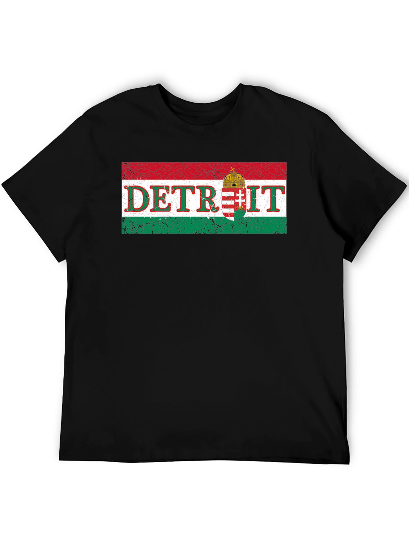 Detroit Hungarian Flag T-Shirt