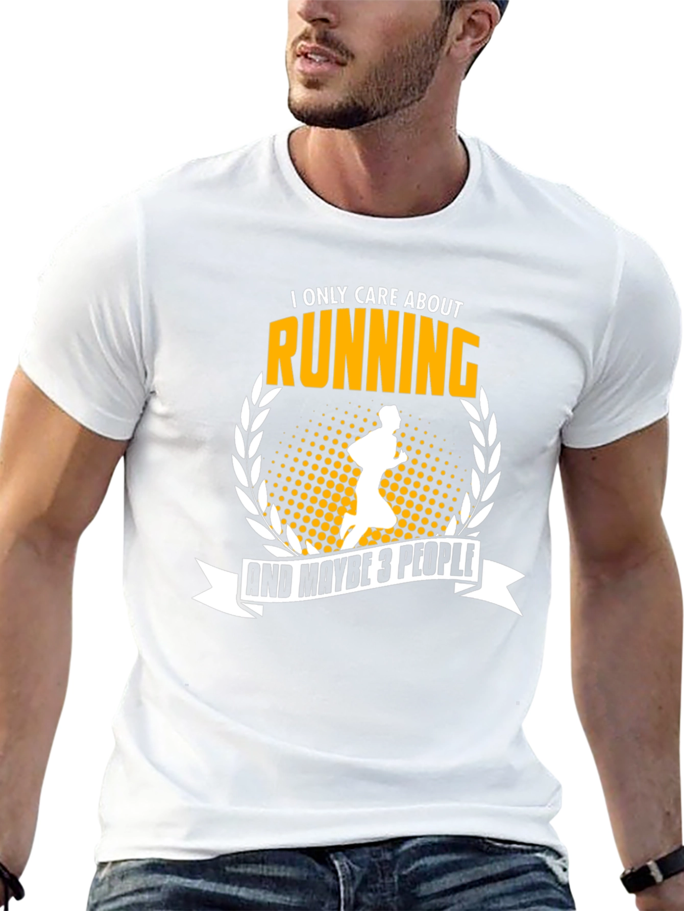 Running T-Shirt - I Only Care About Running