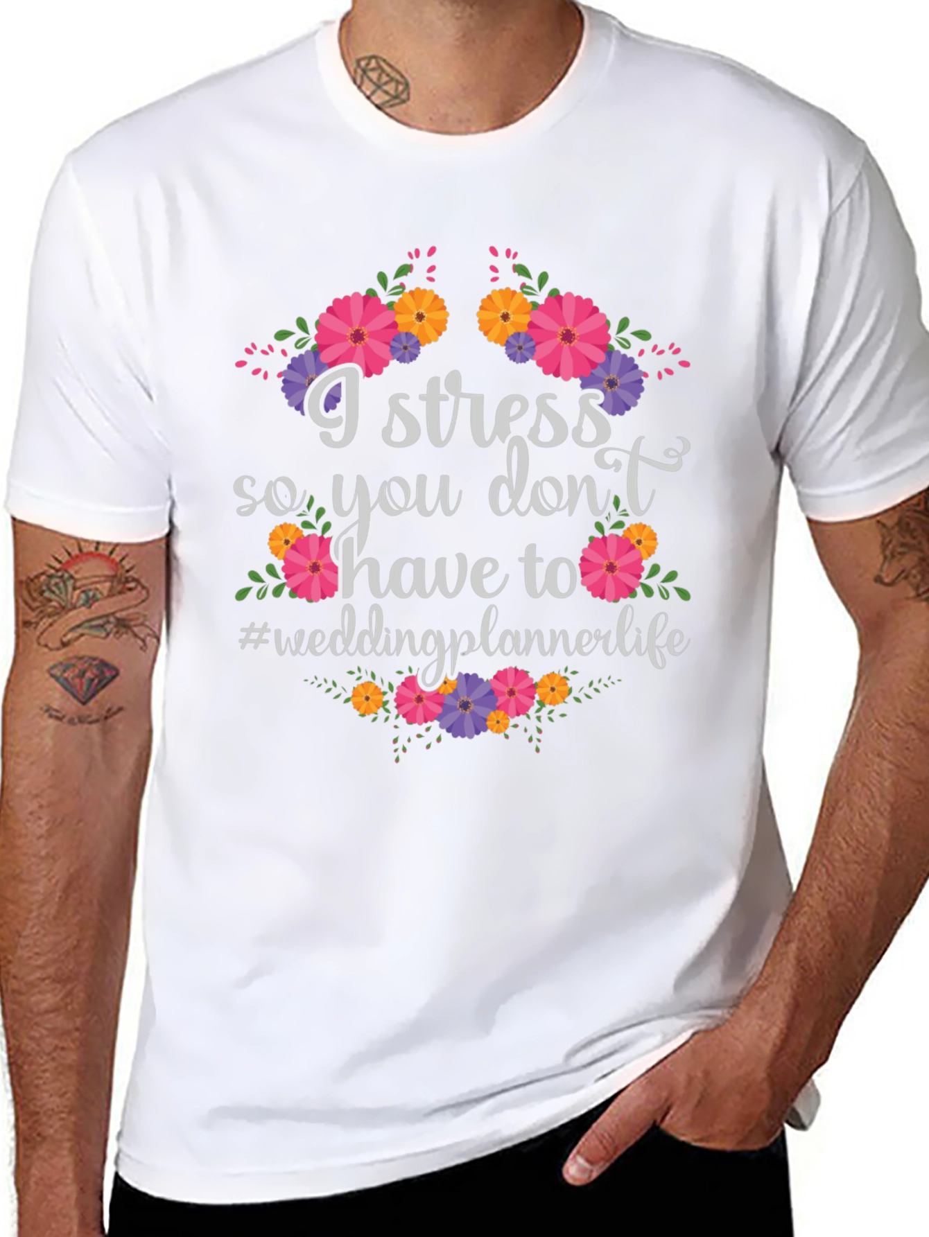 I Stress Wedding Planner T-Shirt