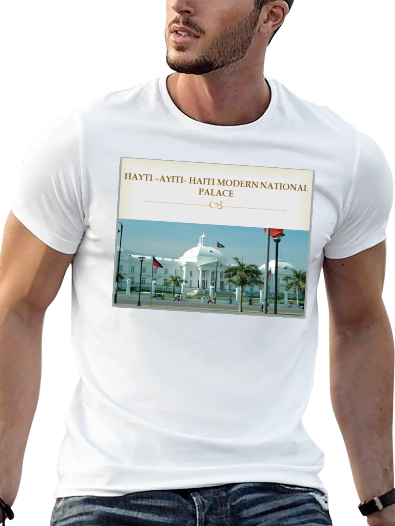 Haiti National Palace Graphic T-Shirt