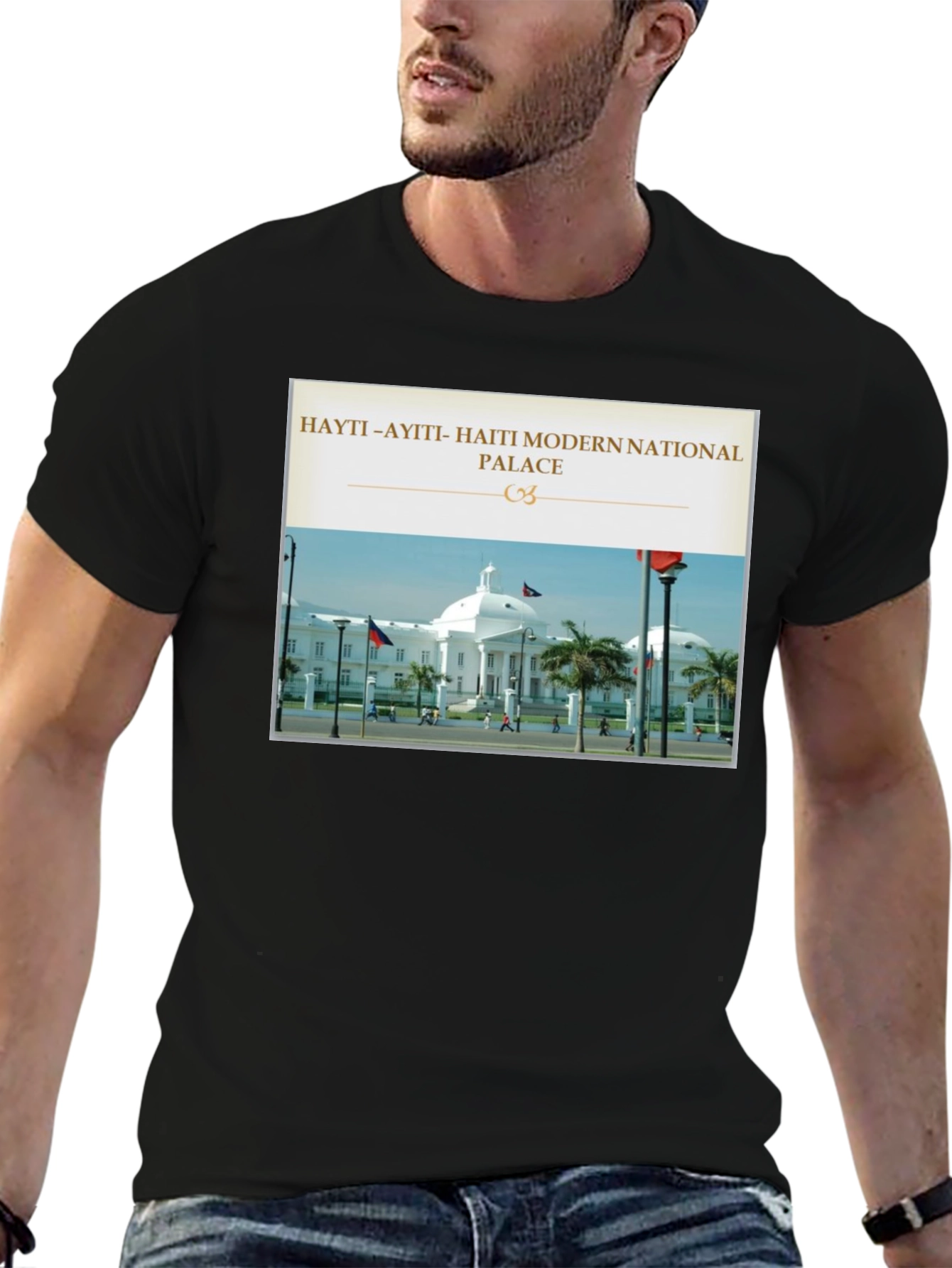 Haiti National Palace Graphic T-Shirt