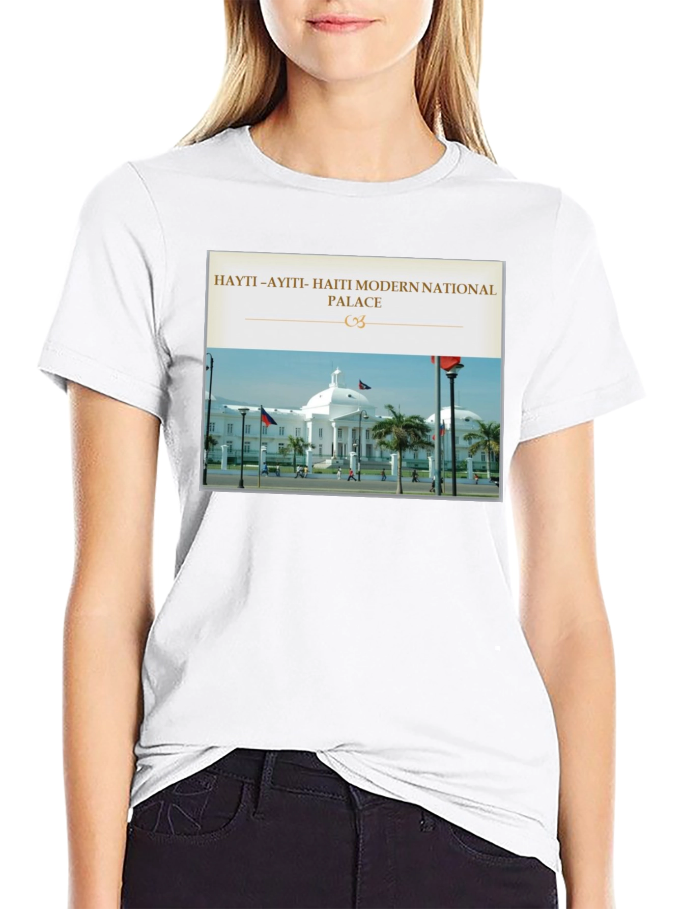 Haiti National Palace Graphic T-Shirt