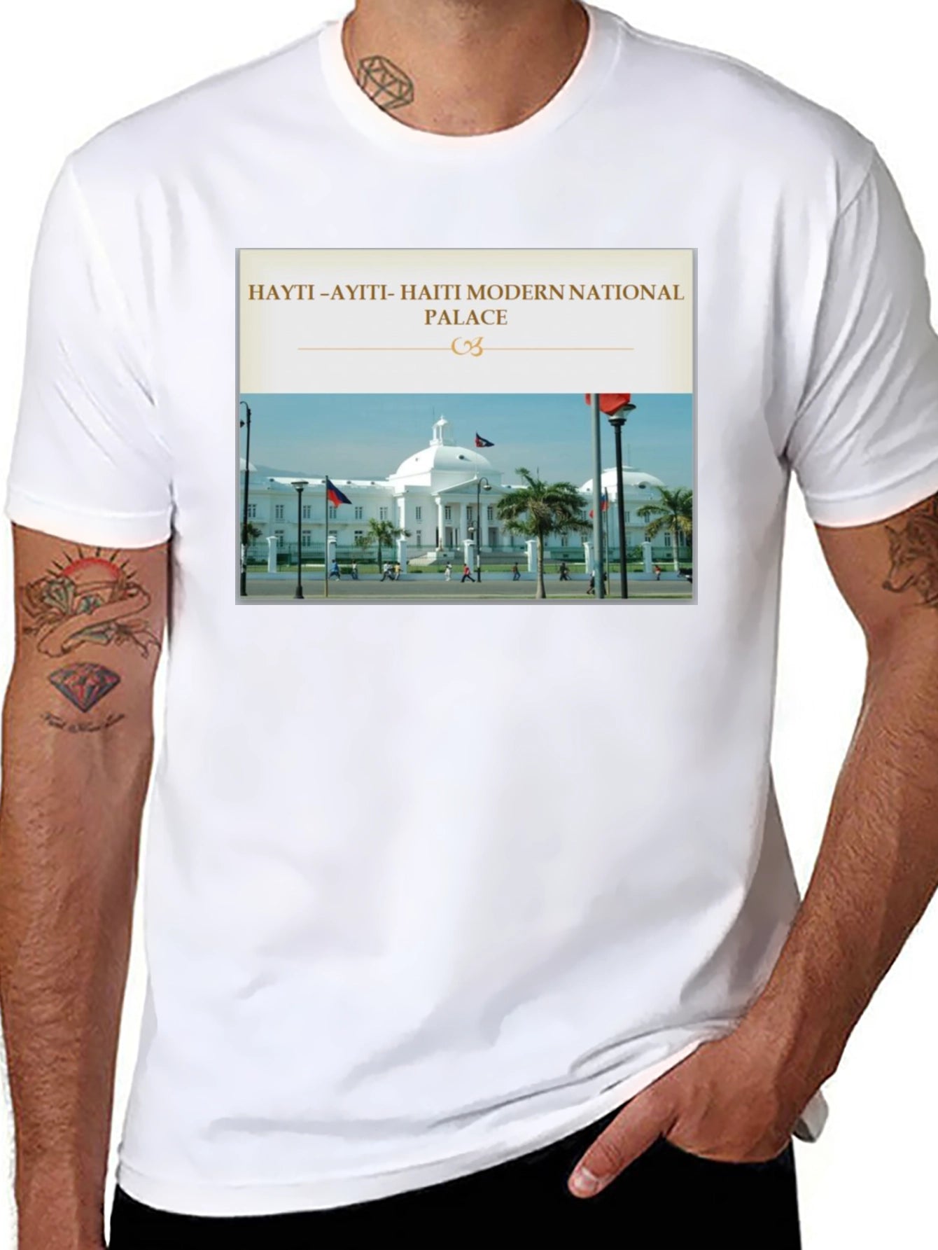 Haiti National Palace Graphic T-Shirt
