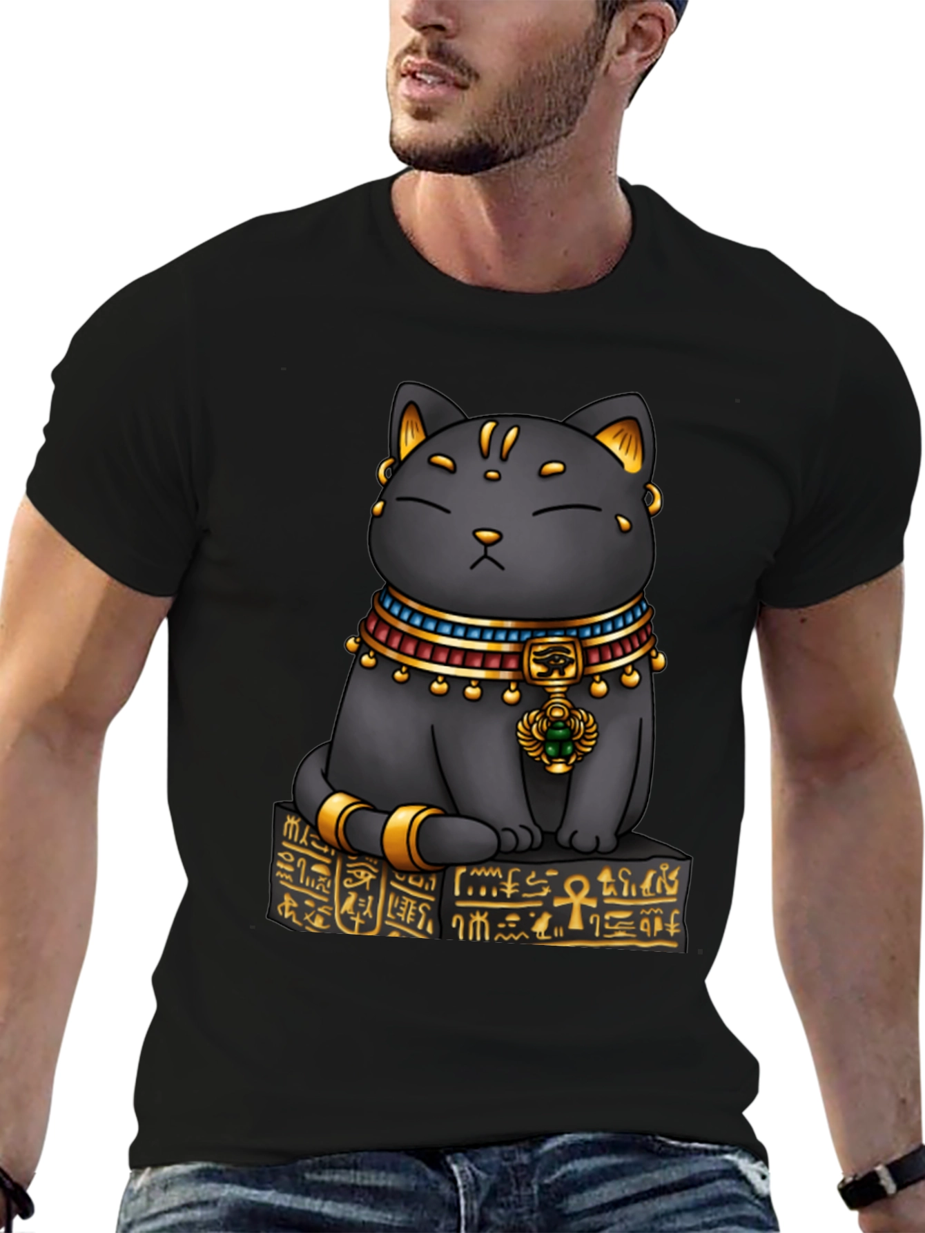 Egyptian Cat T-Shirt - Bastet Graphic Tee