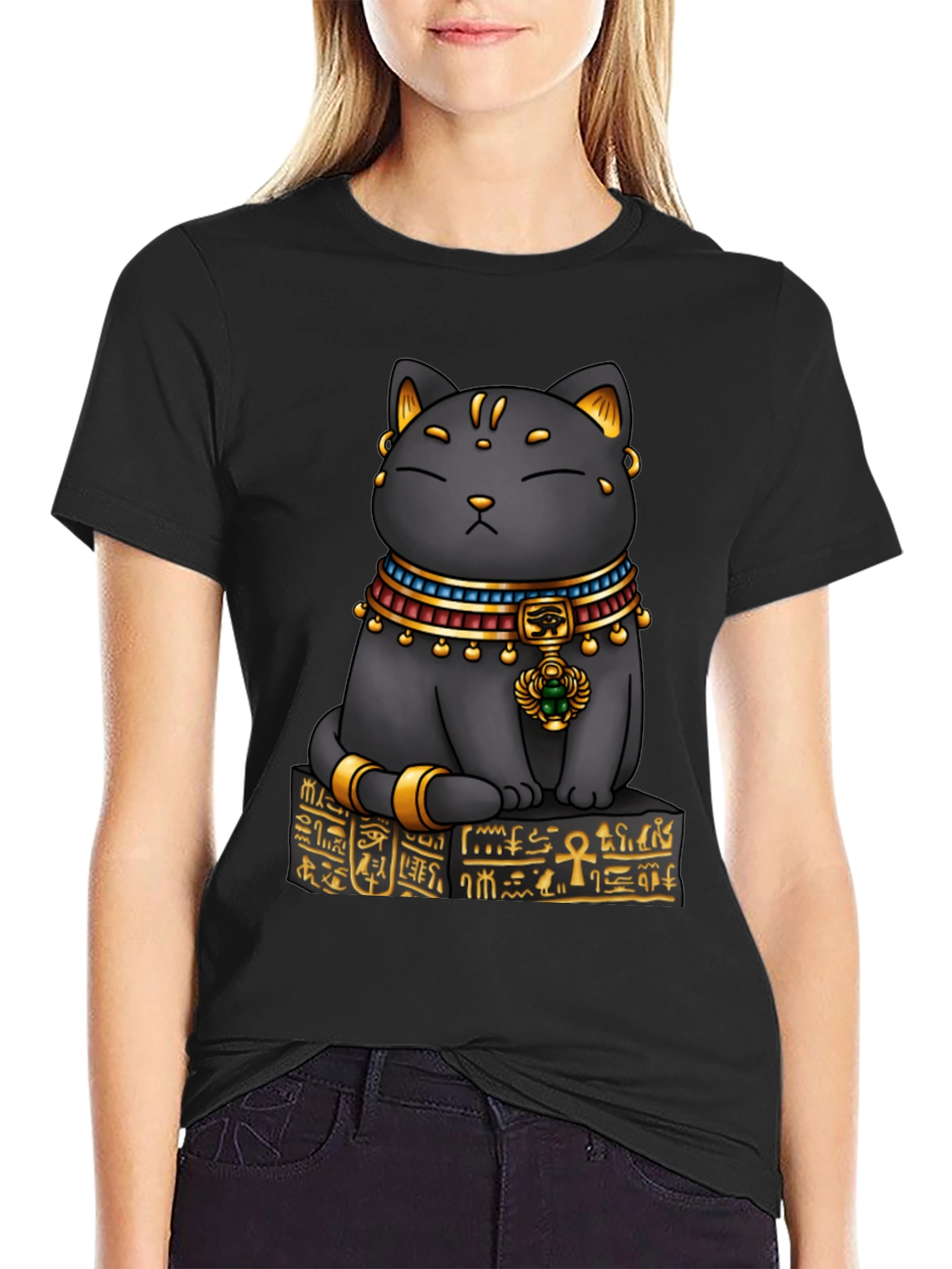 Egyptian Cat T-Shirt - Bastet Graphic Tee