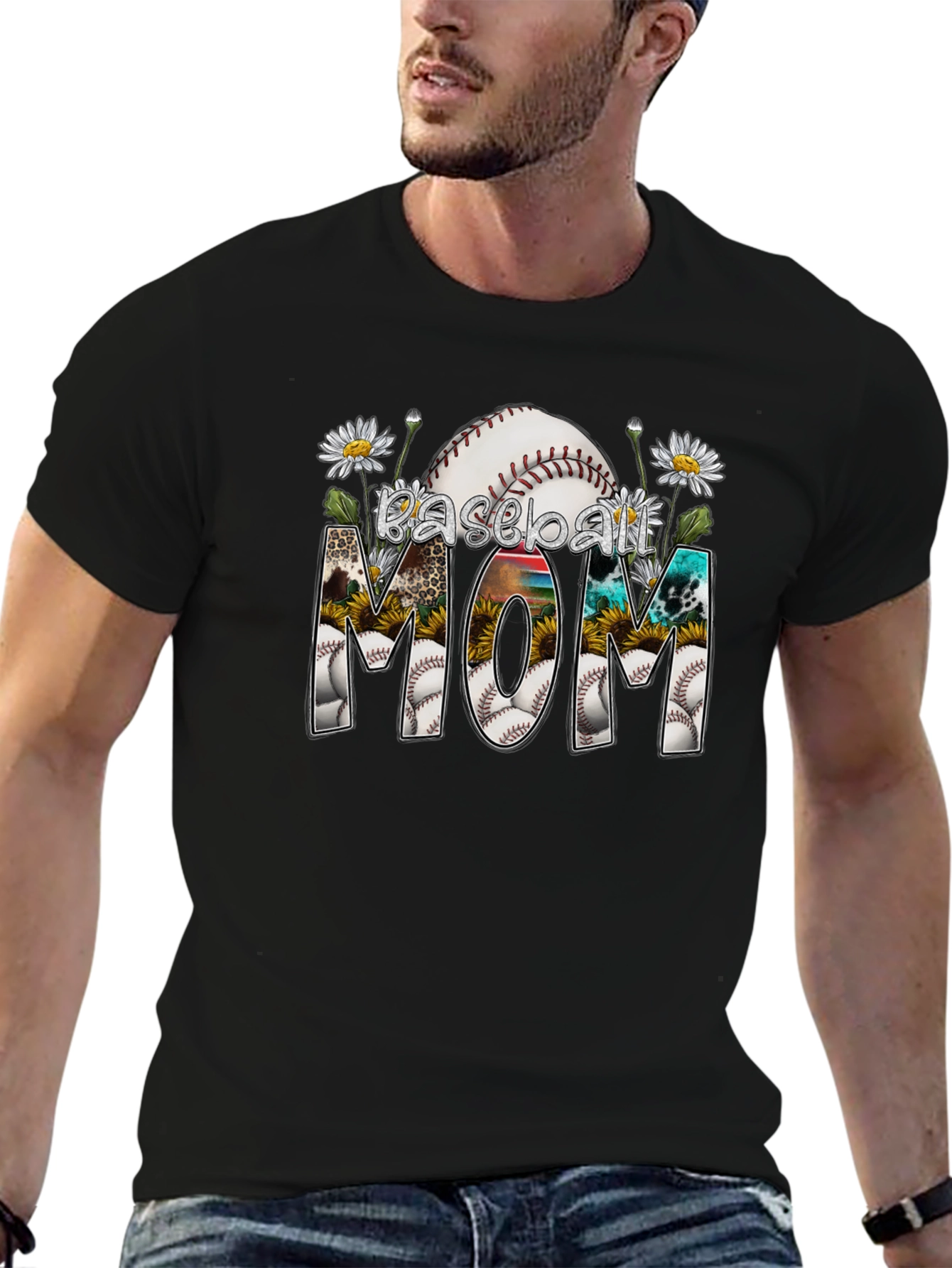 Baseball Mom Graphic T-Shirt