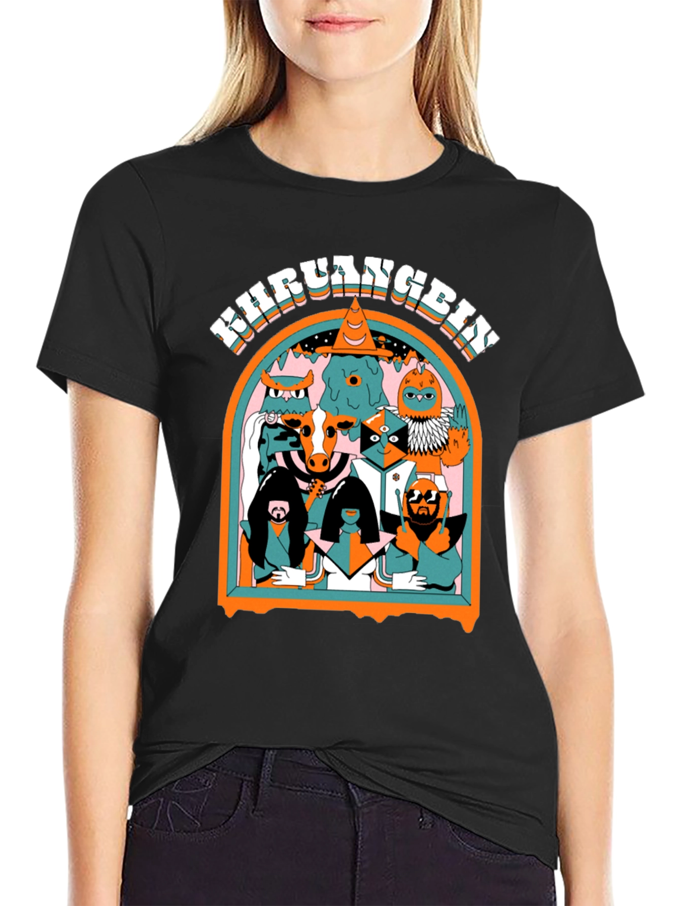 Khruangbin Band Graphic Print T-Shirt