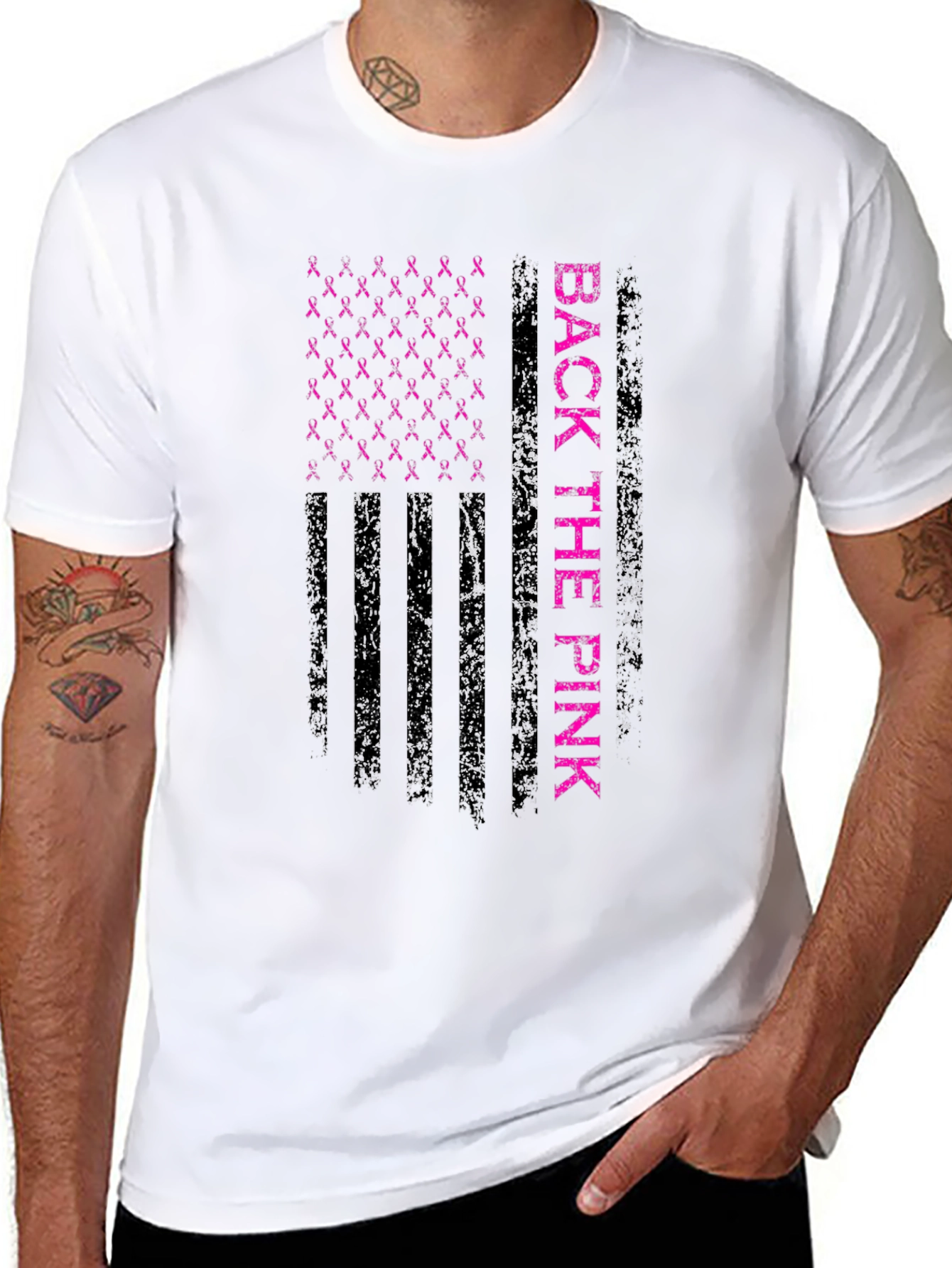 Back The Pink Breast Cancer Awareness T-Shirt