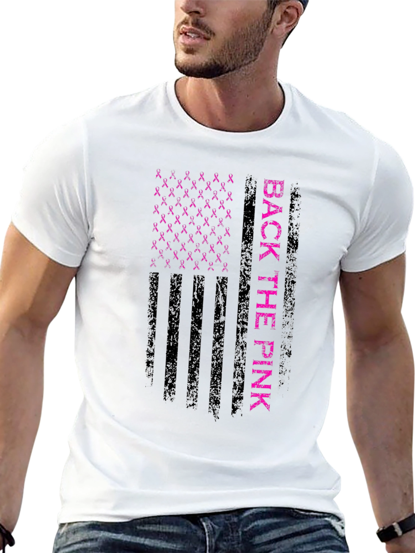 Back The Pink Breast Cancer Awareness T-Shirt