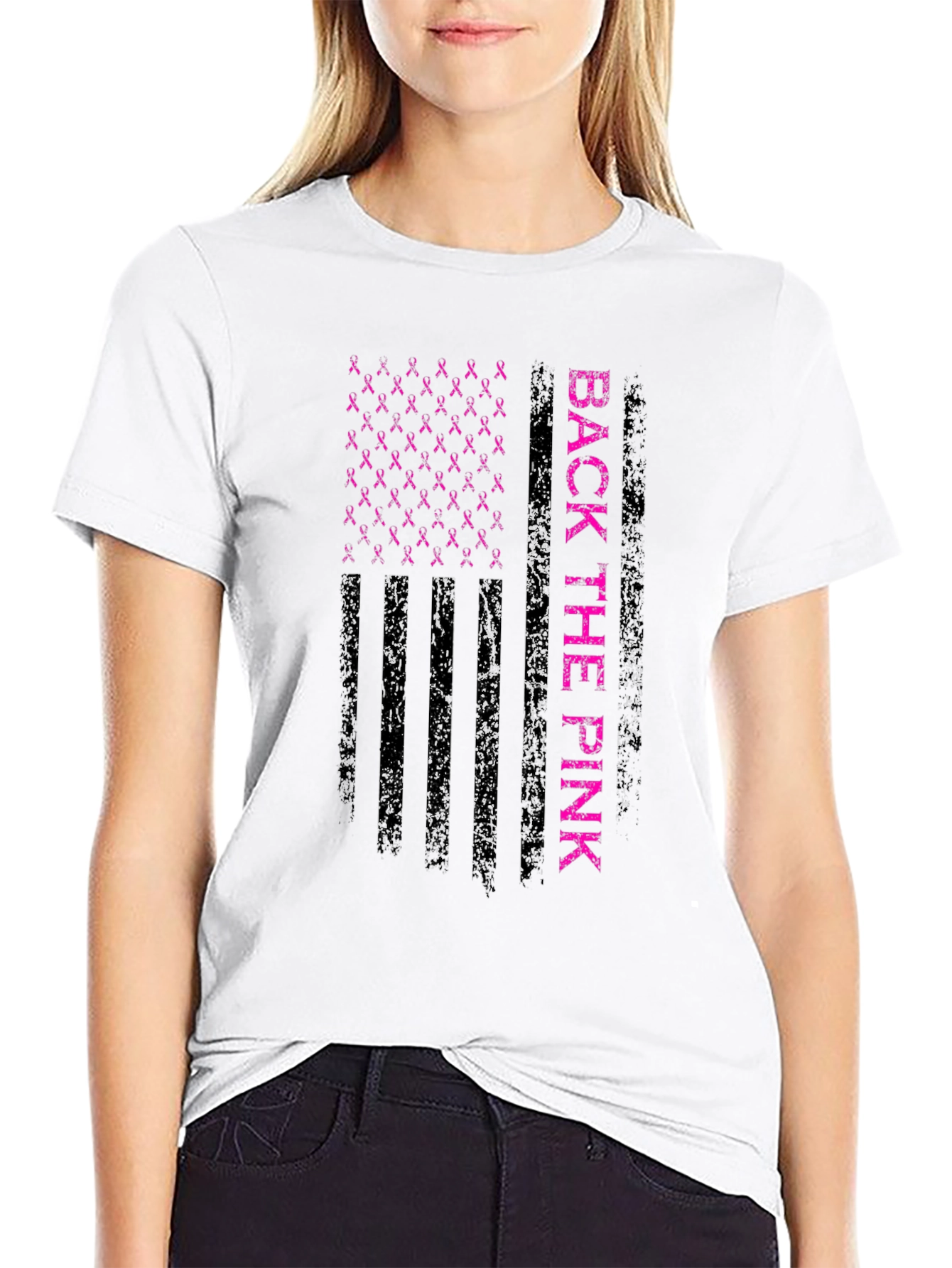 Back The Pink Breast Cancer Awareness T-Shirt