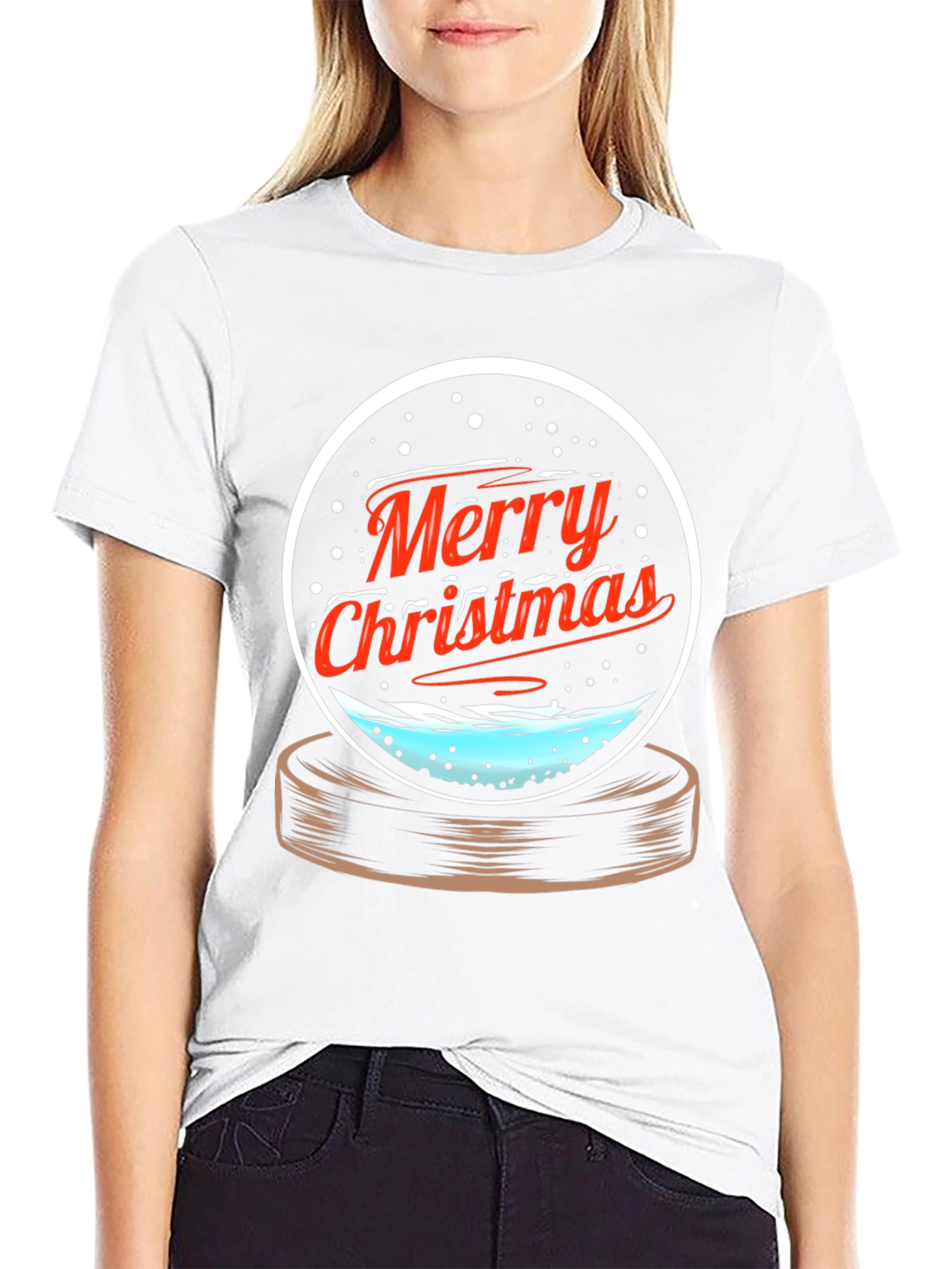 Merry Christmas Snow Globe T-Shirt