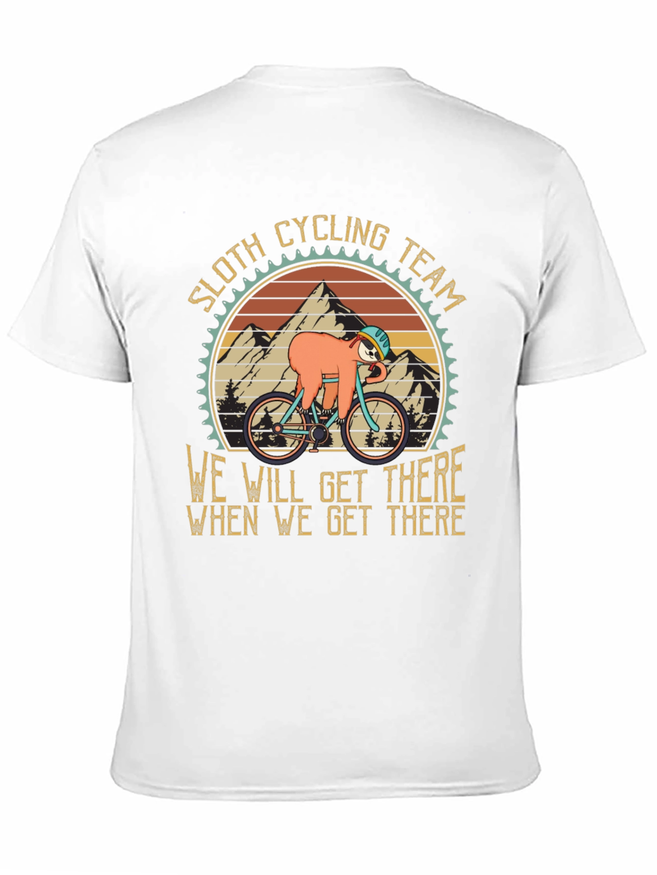 Sloth Cycling Team Graphic Tee