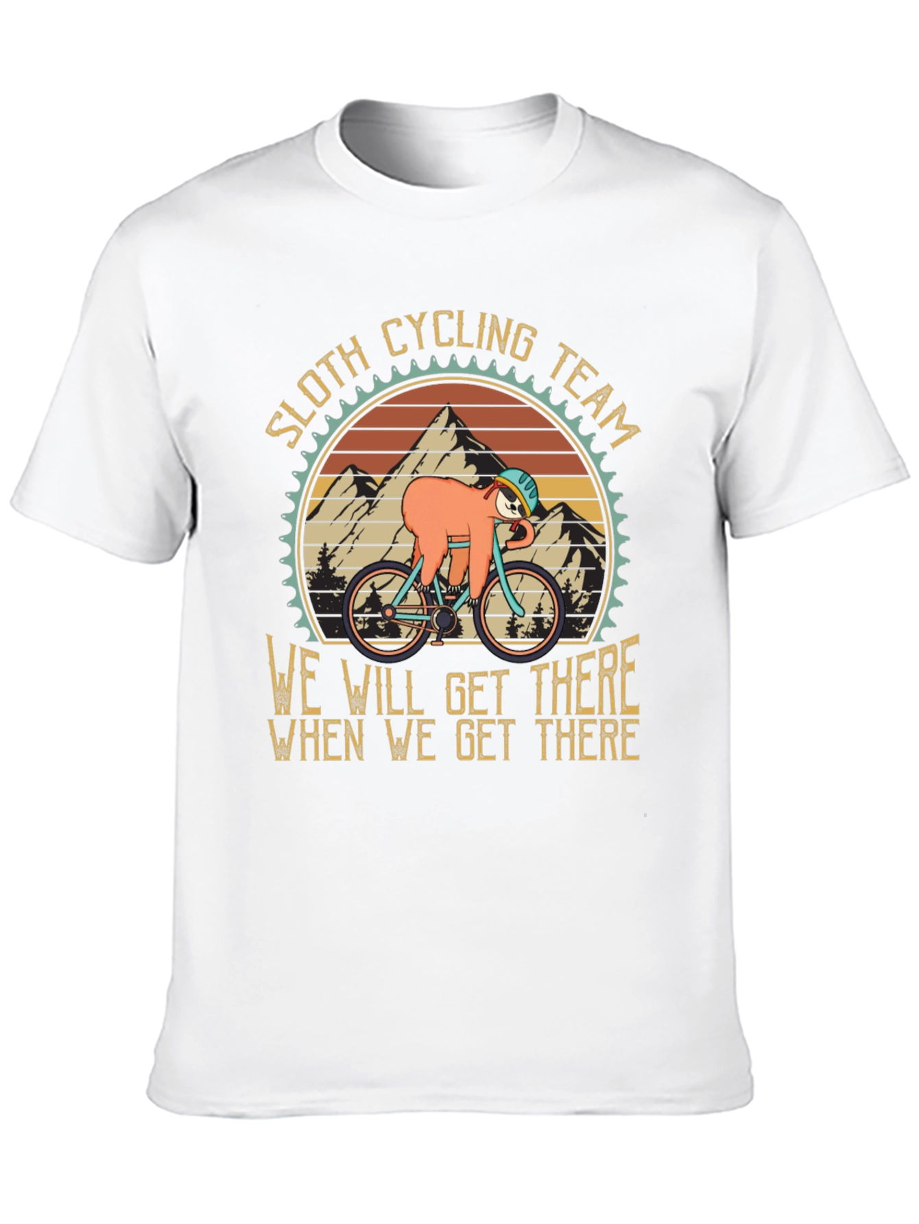 Sloth Cycling Team Graphic Tee
