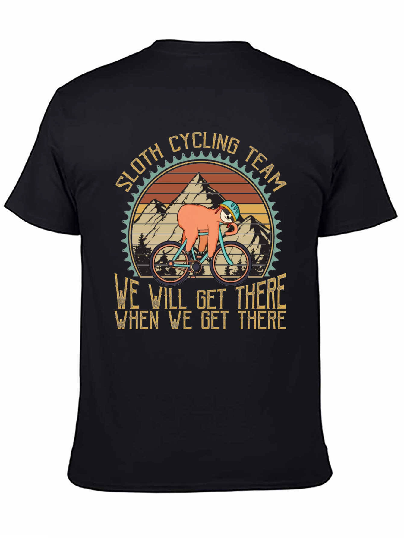 Sloth Cycling Team Graphic Tee