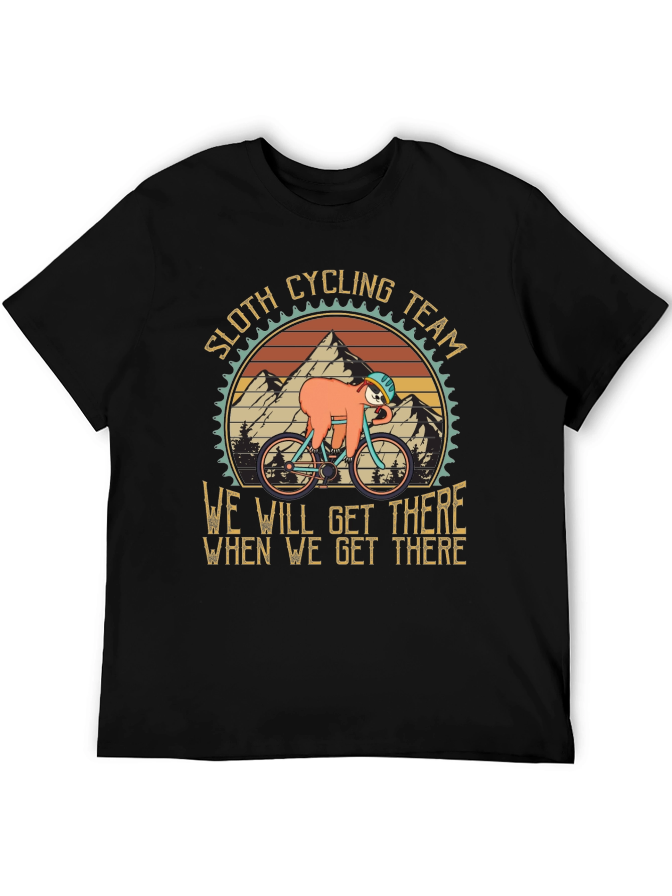 Sloth Cycling Team Graphic Tee