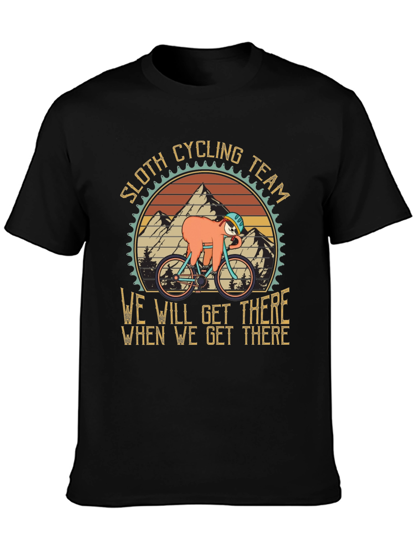 Sloth Cycling Team Graphic Tee