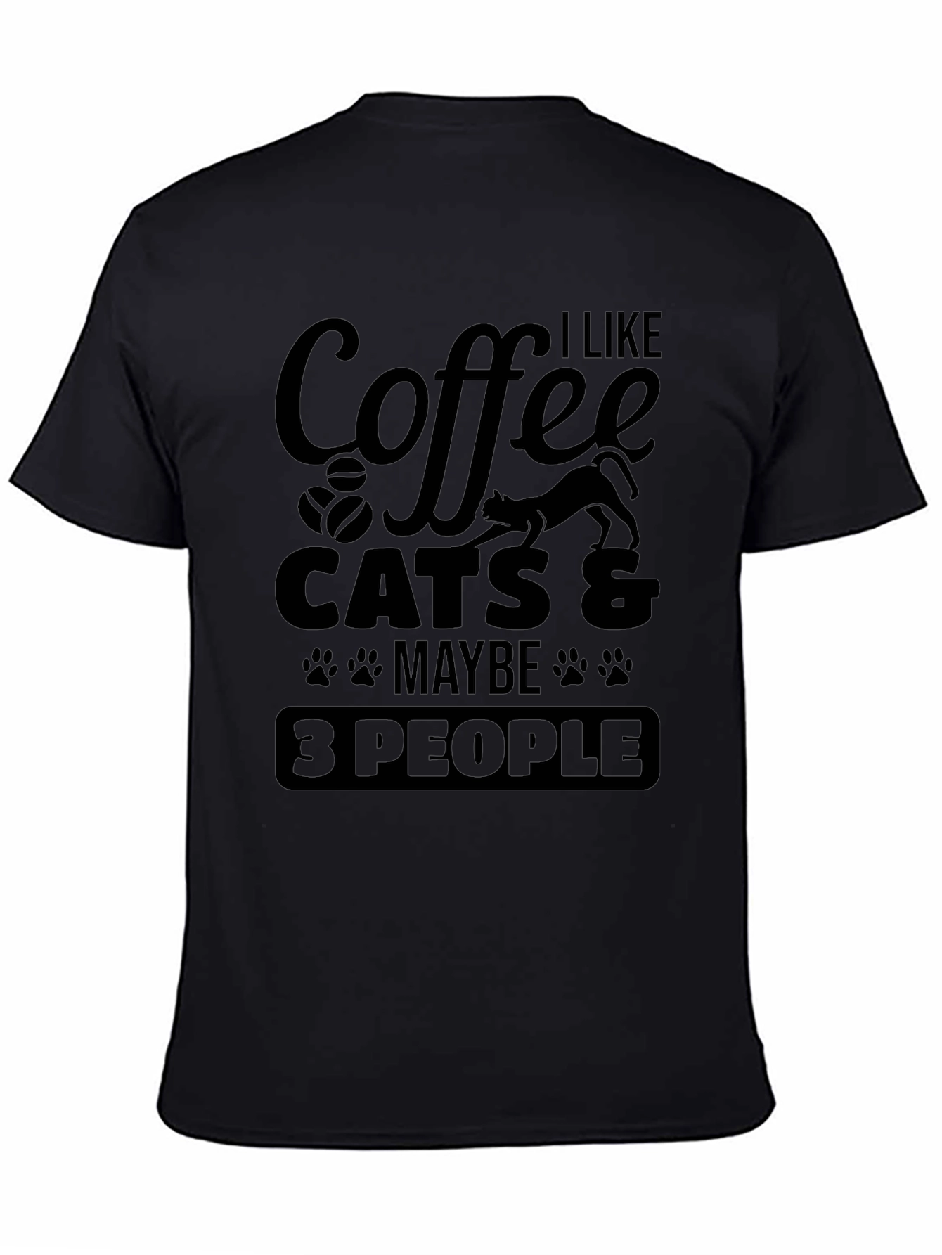 Coffee Cats & Maybe 3 People T-Shirt