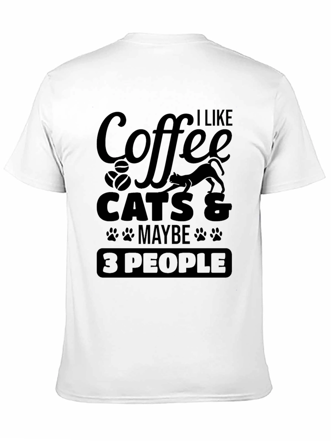 Coffee Cats & Maybe 3 People T-Shirt
