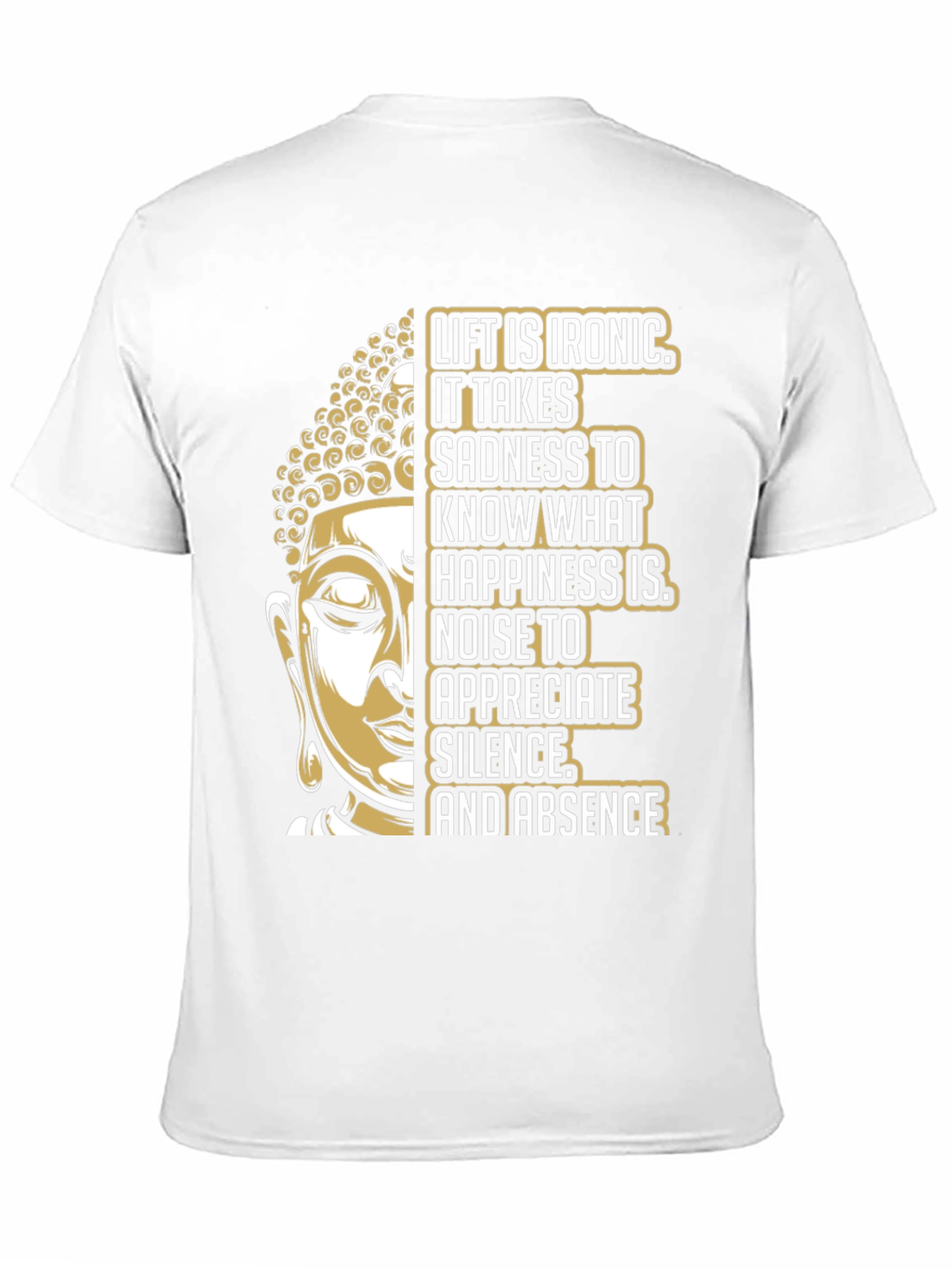Buddha Ironic Life Graphic T-Shirt