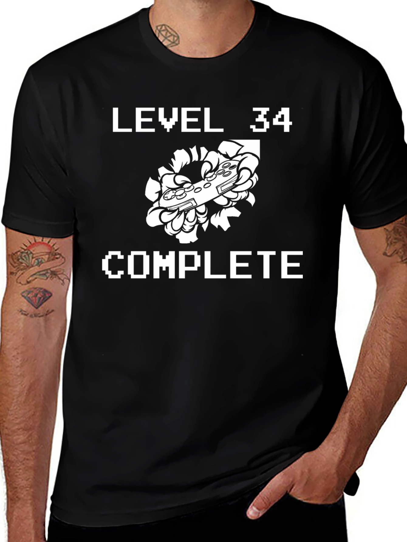 Level 34 Complete Gamer T-Shirt