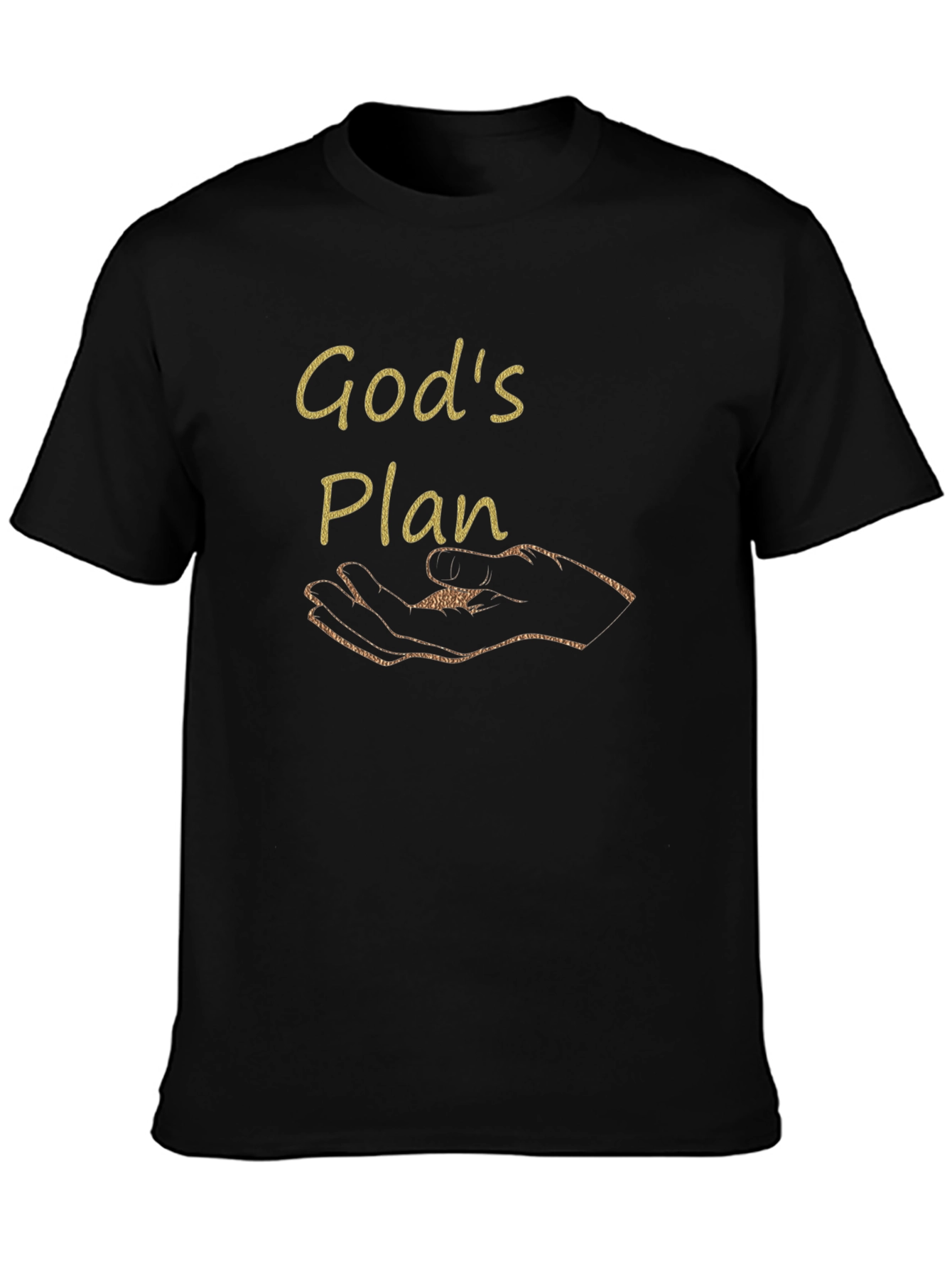 Gods Plan Black T-Shirt