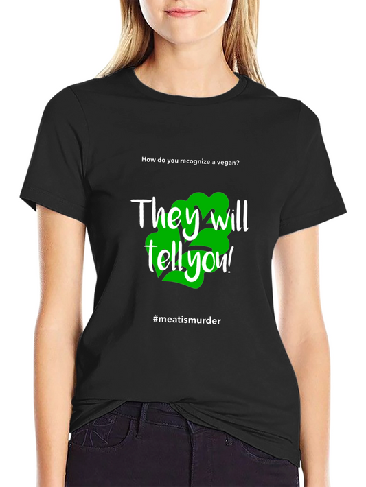 Vegan Statement T-Shirt - #meatisamurder