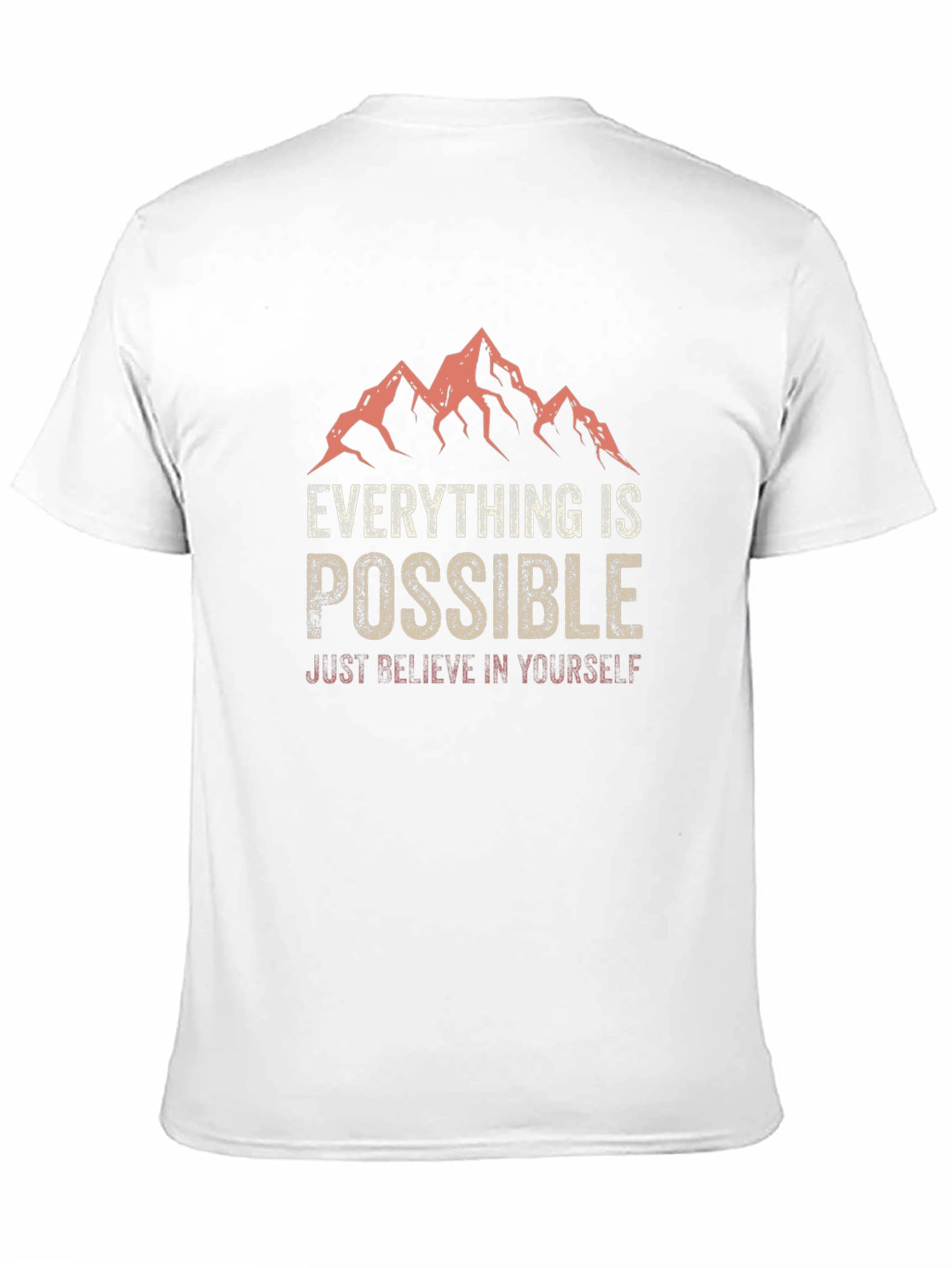Inspirational Black T-Shirt: Everything Is Possible