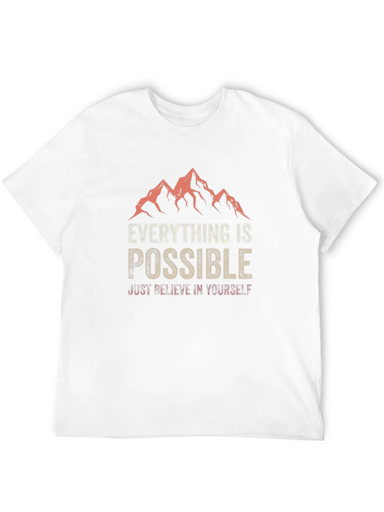 Inspirational Black T-Shirt: Everything Is Possible