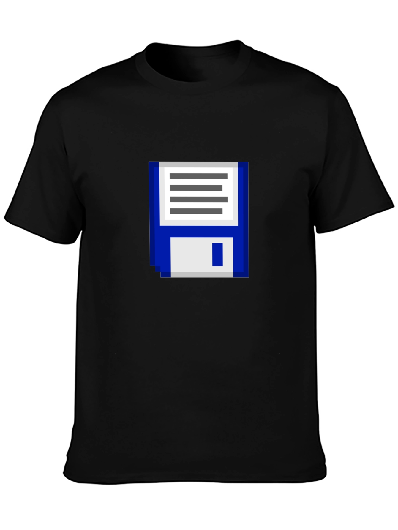 Pixel Floppy Disk T-Shirt - Retro Tech Style