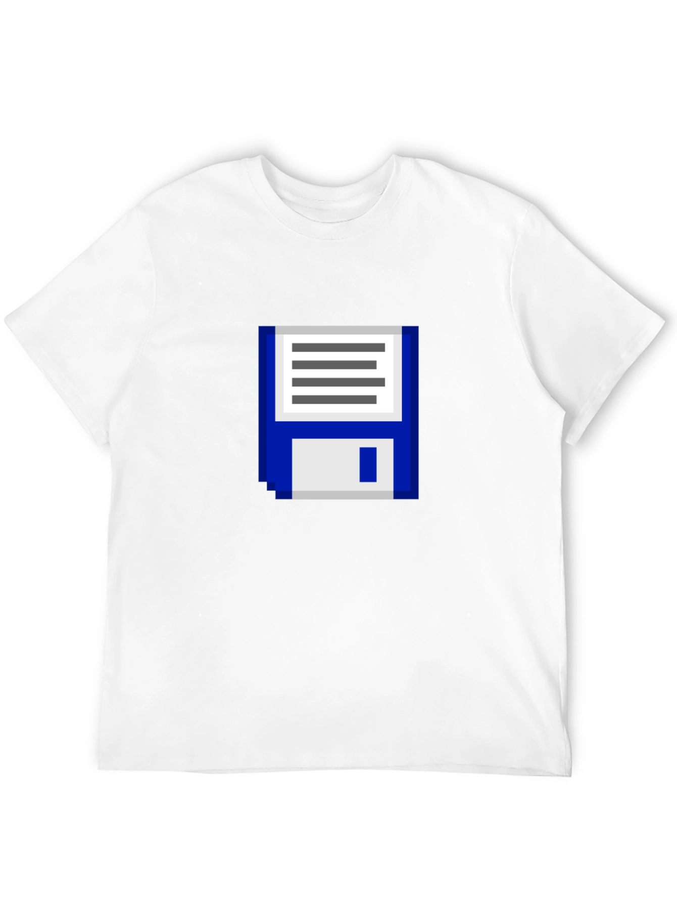 Pixel Floppy Disk T-Shirt - Retro Tech Style
