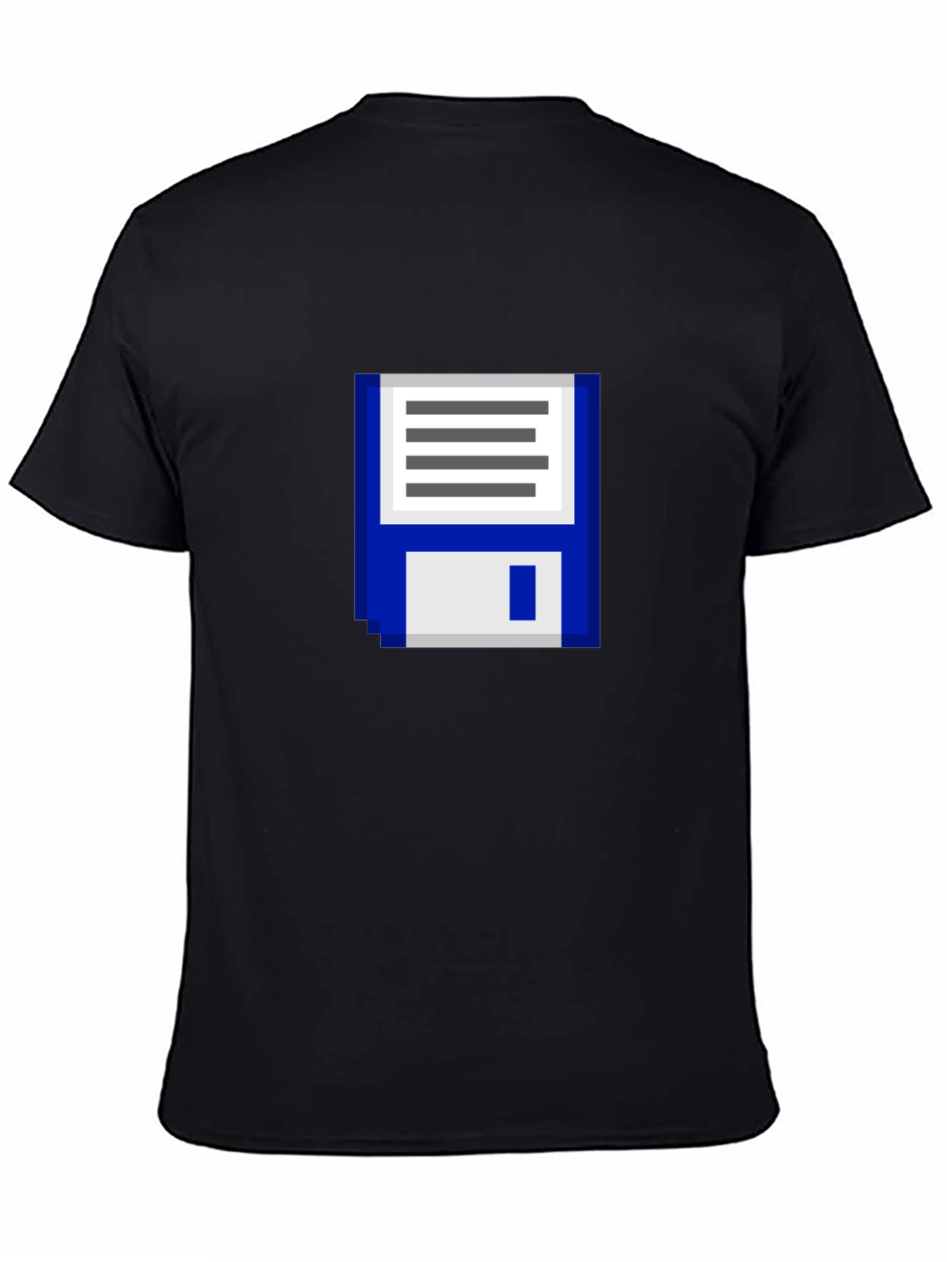 Pixel Floppy Disk T-Shirt - Retro Tech Style
