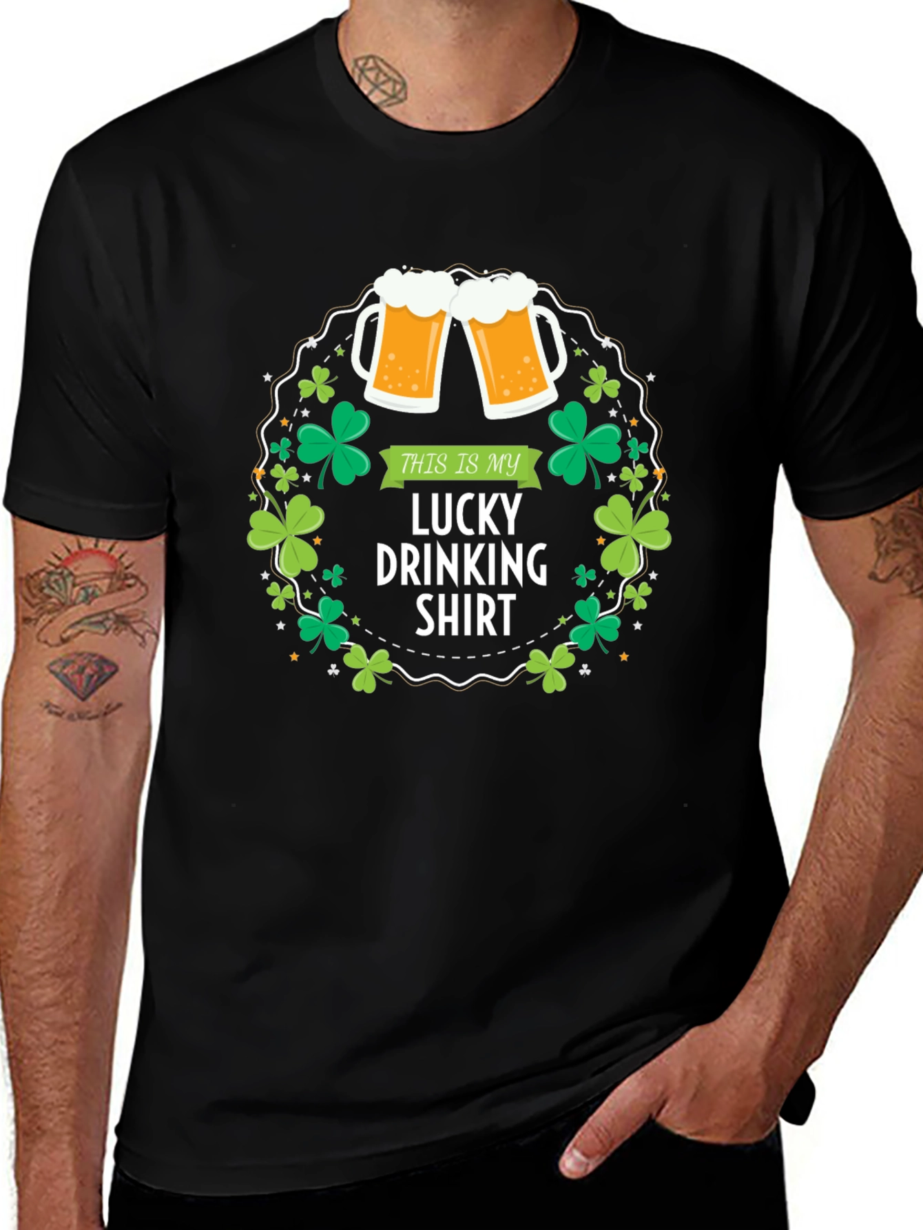 Lucky Drinking Shirt St. Patricks Day T-Shirt
