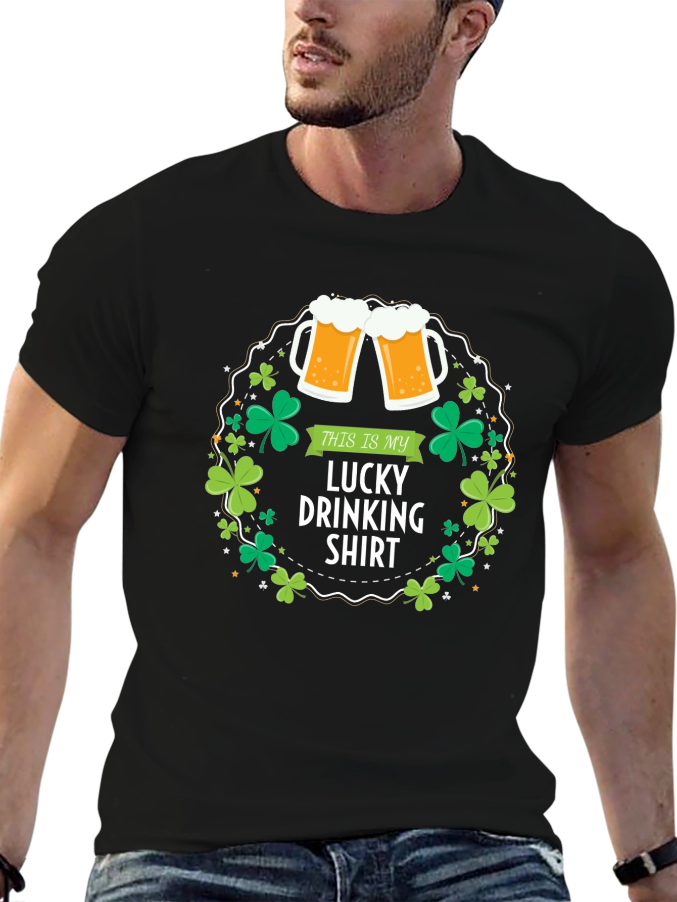Lucky Drinking Shirt St. Patricks Day T-Shirt