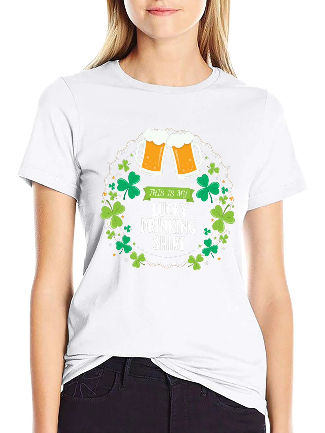 Lucky Drinking Shirt St. Patricks Day T-Shirt