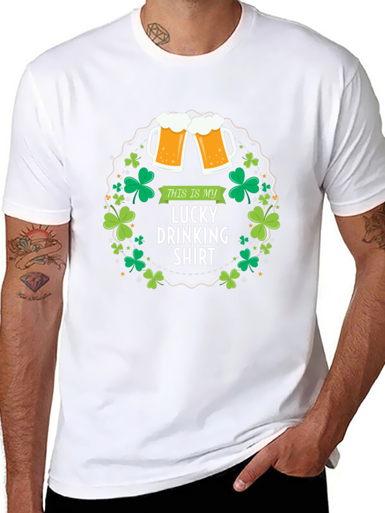 Lucky Drinking Shirt St. Patricks Day T-Shirt