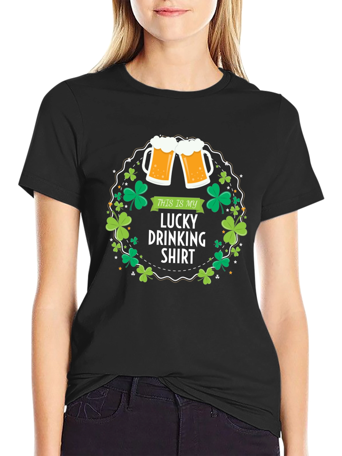 Lucky Drinking Shirt St. Patricks Day T-Shirt