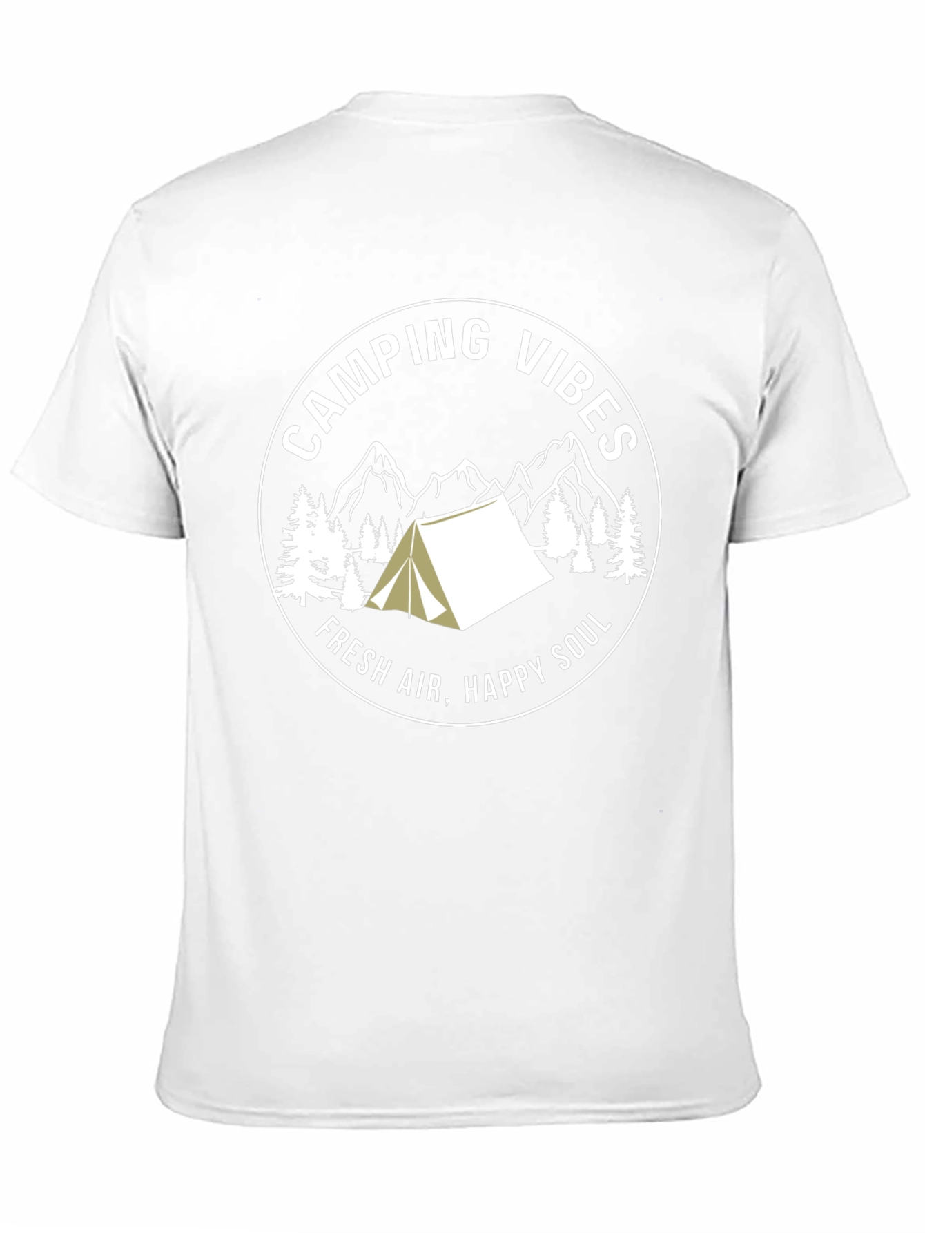 Camping Vibes Graphic Tee - Fresh Air Happy Soul