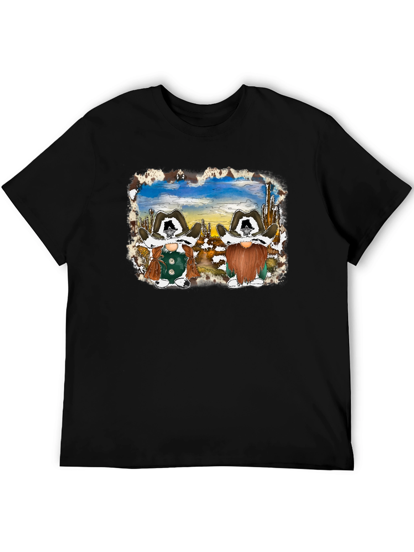 Cowboy Gnome Graphic T-Shirt