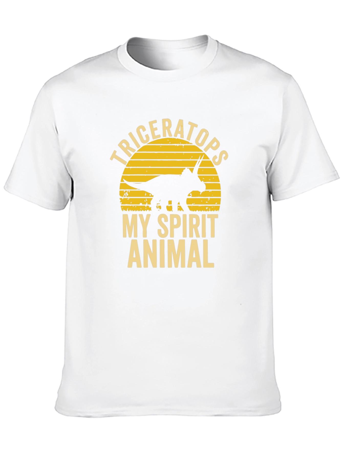 Triceratops Spirit Animal Graphic Tee