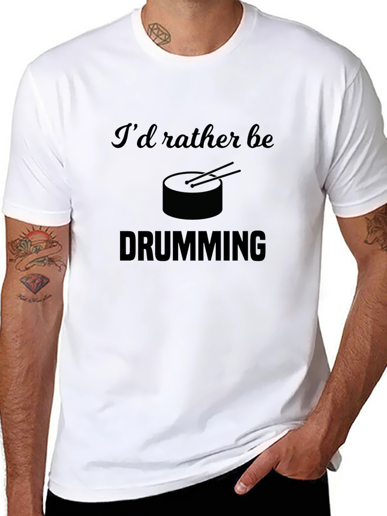 Drumming T-Shirt - Musician Gift