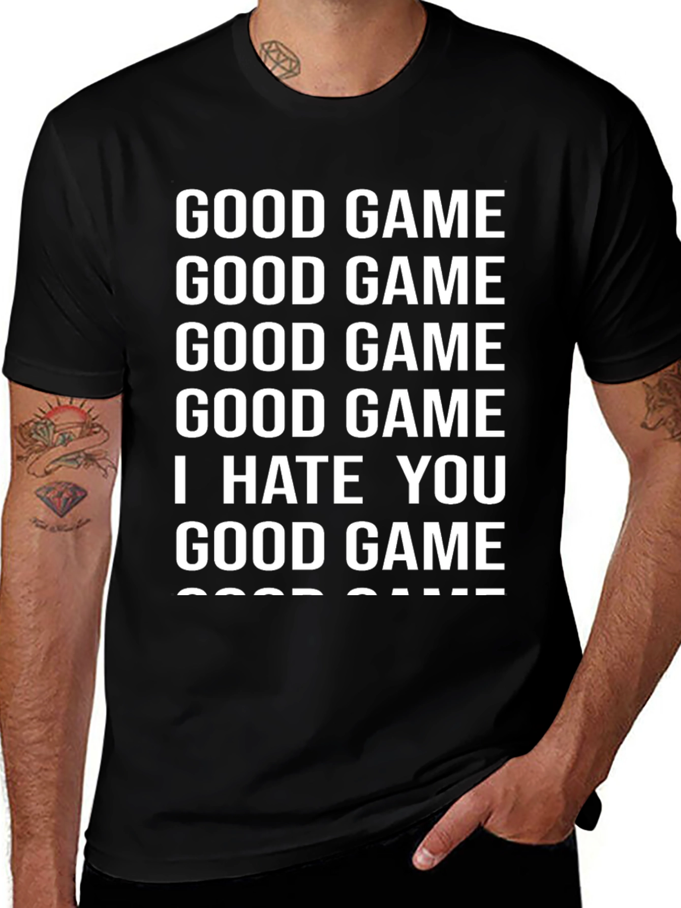 Funny Good Game I Hate You T-Shirt