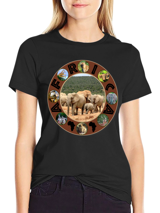 African Safari T-Shirt - Wildlife Design