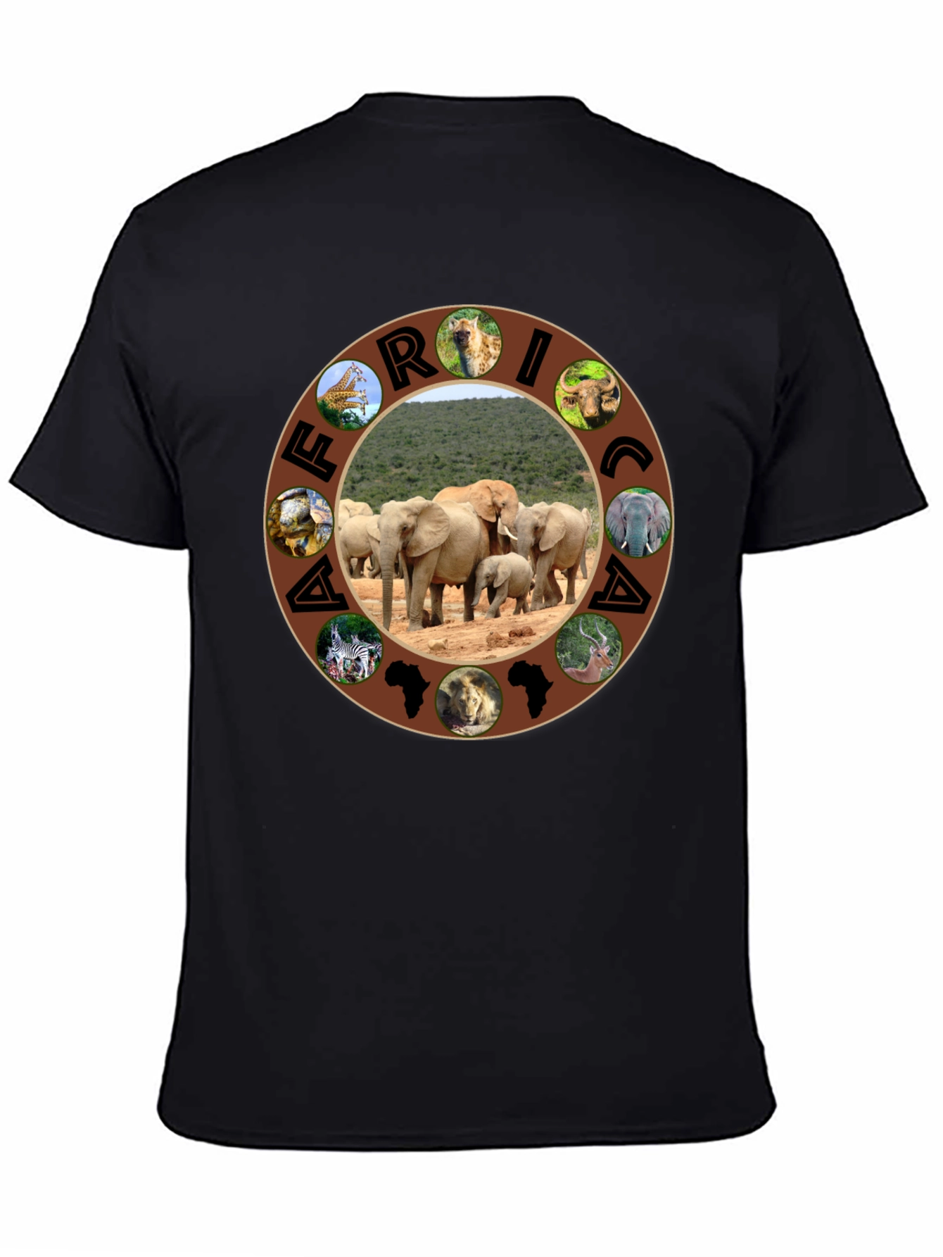 African Safari T-Shirt - Wildlife Design