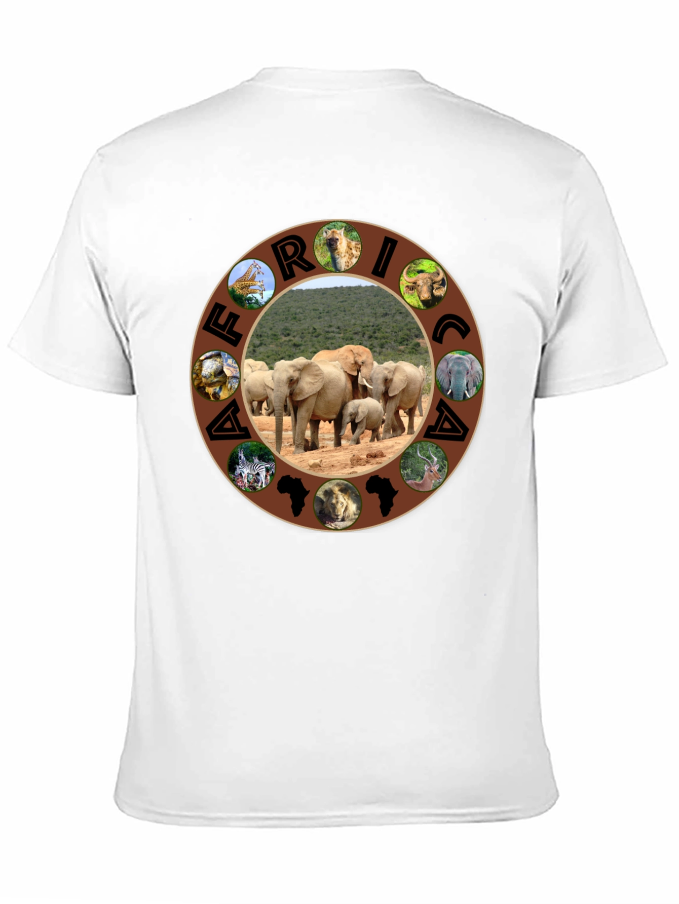African Safari T-Shirt - Wildlife Design