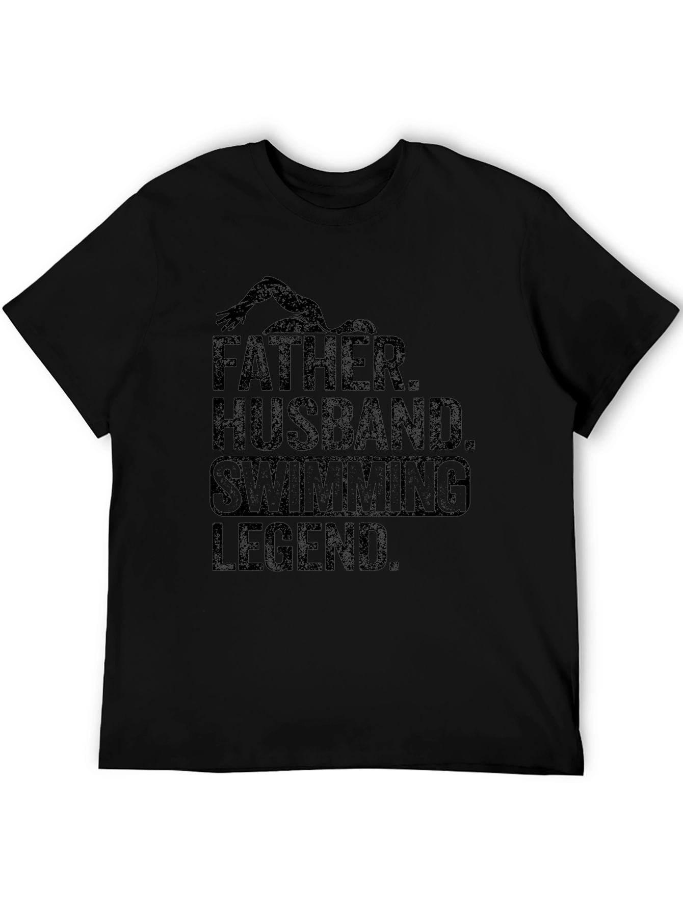 Father Husband Swimming Legend Graphic Tee