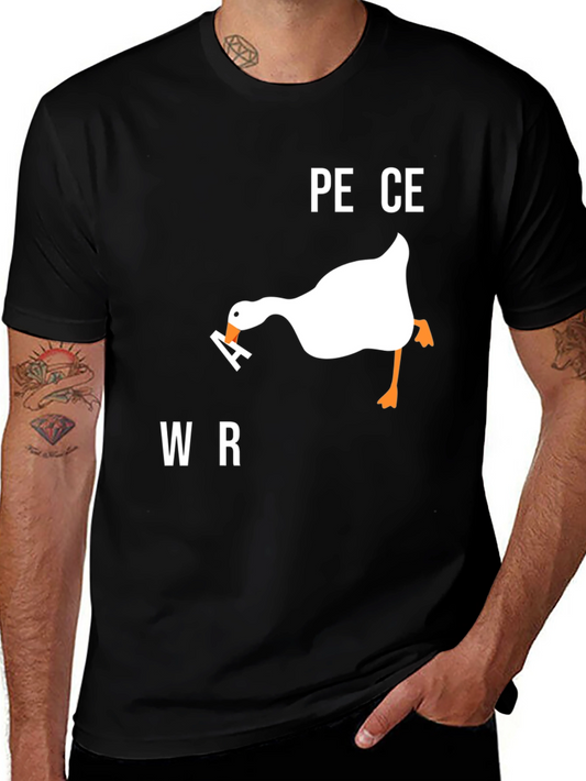 Peace Was Never An Option T-Shirt - Funny Goose Tee
