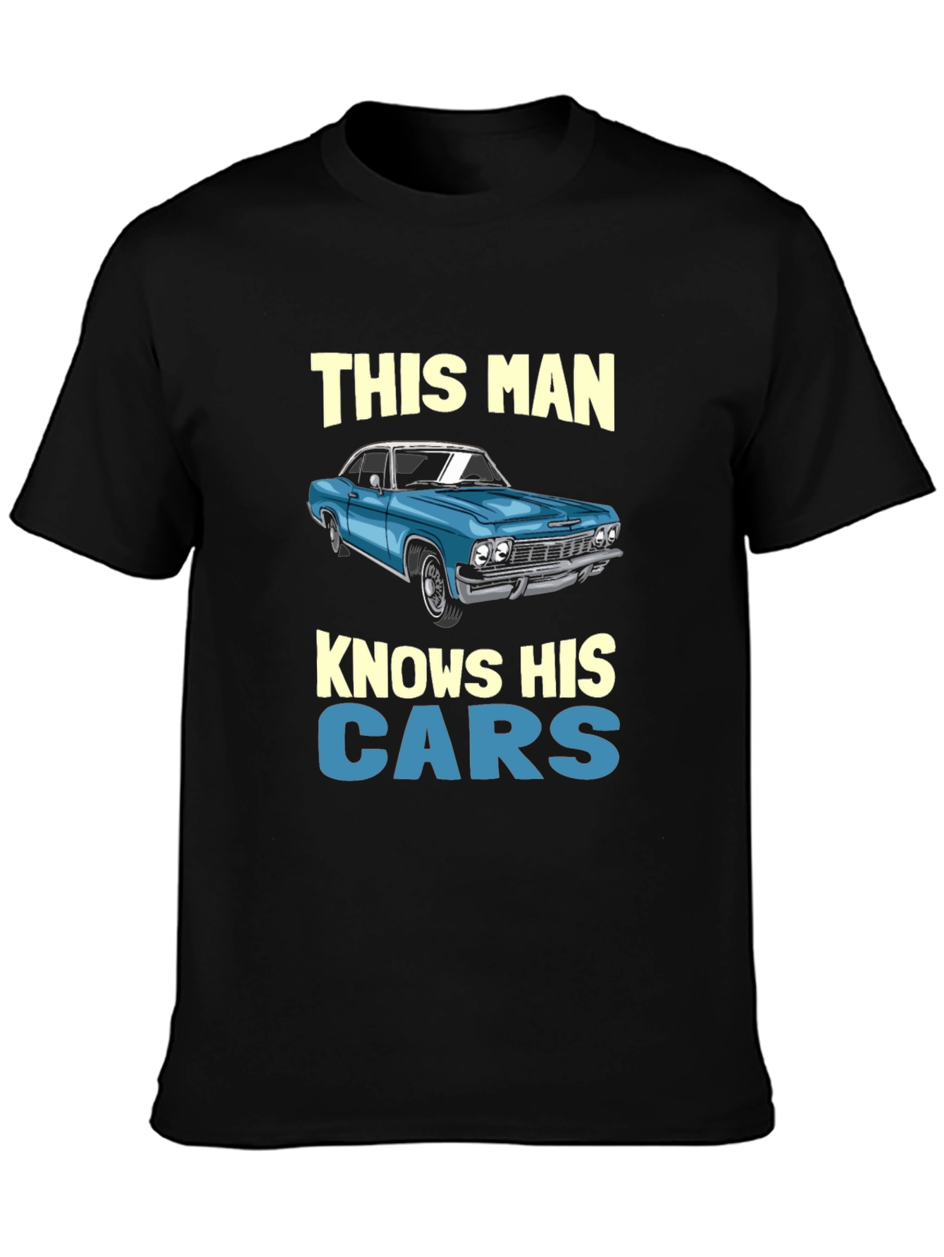 Knows His Cars Graphic T-Shirt