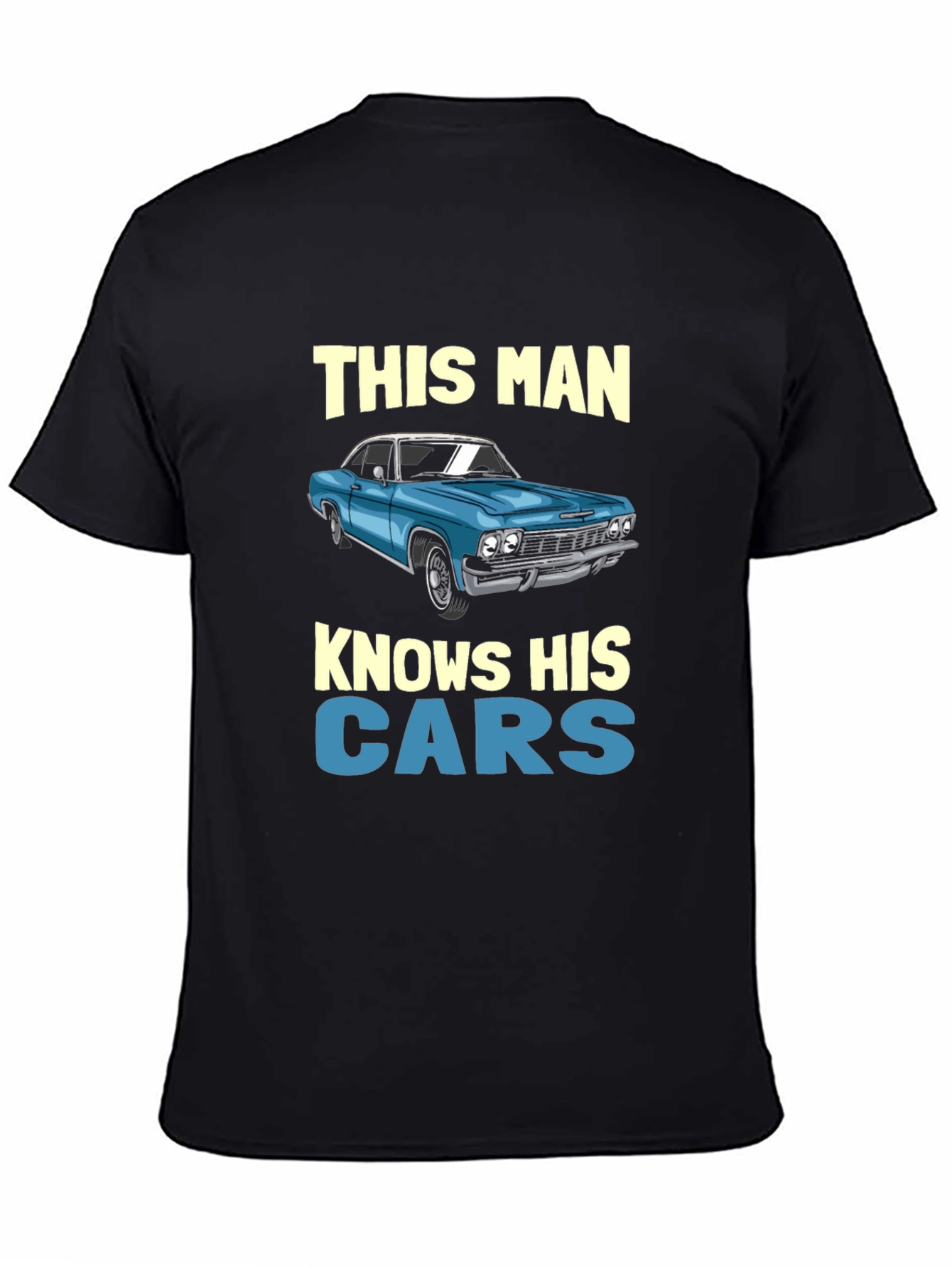 Knows His Cars Graphic T-Shirt